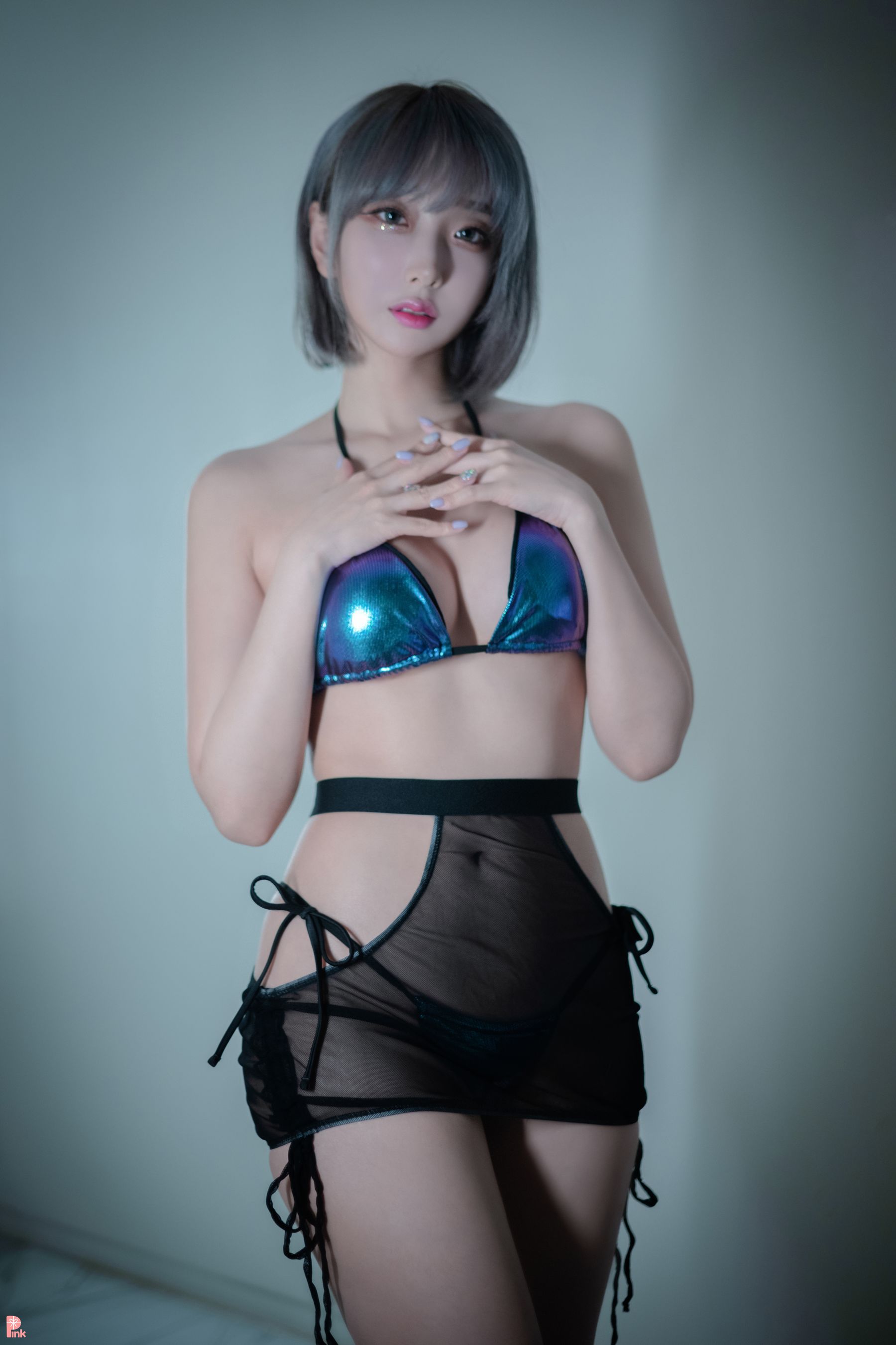 PINK RIBBON Dayeon – E-bIKINI Blue [65P] 2022-05-12 00:40:00-秀人网