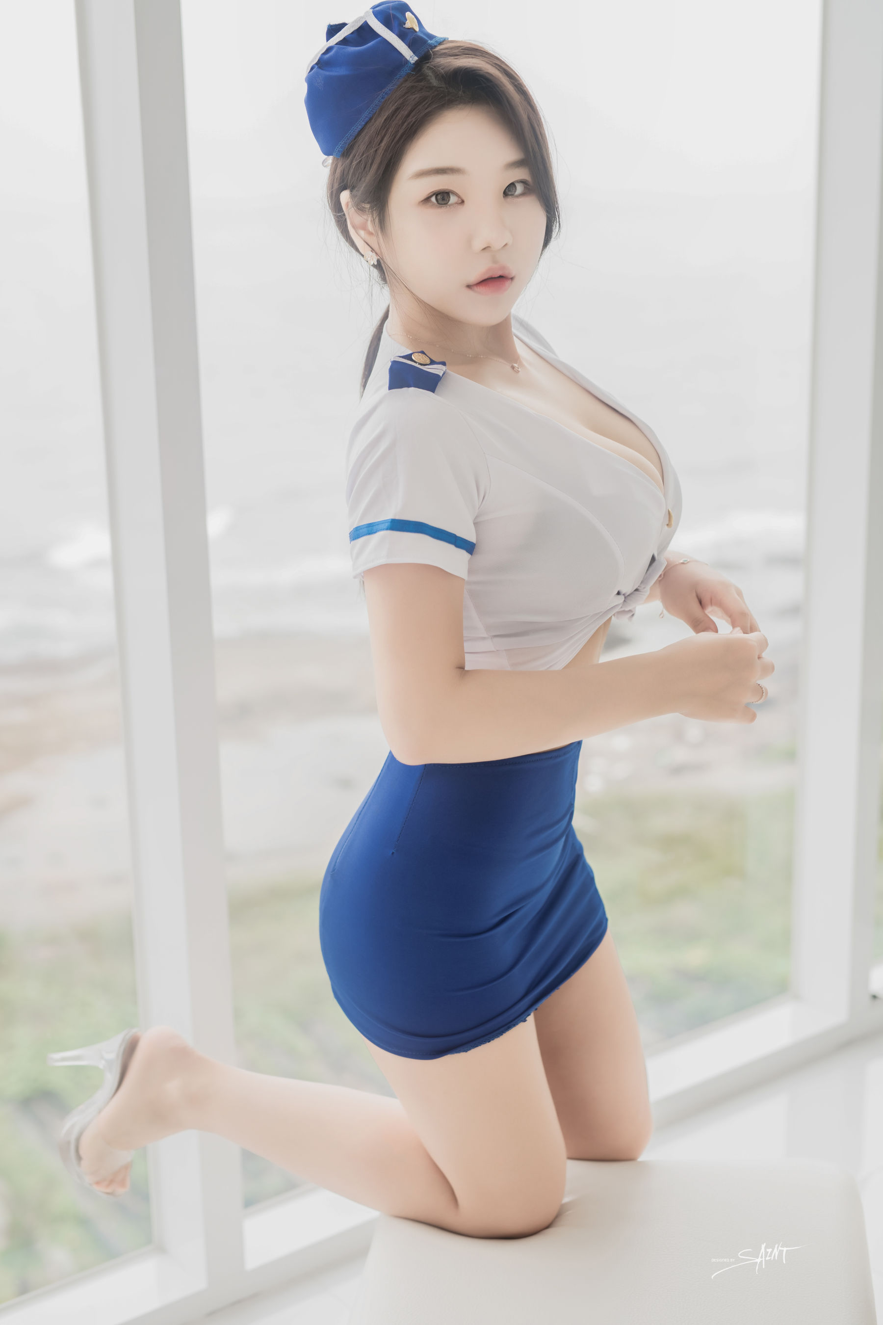 saintphotolife Zzyuri – Vol.14 Blue Marine [61P] 插图7