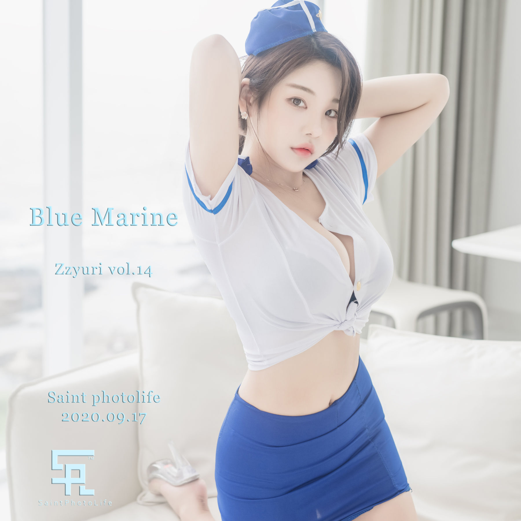 saintphotolife Zzyuri – Vol.14 Blue Marine [61P] 插图2