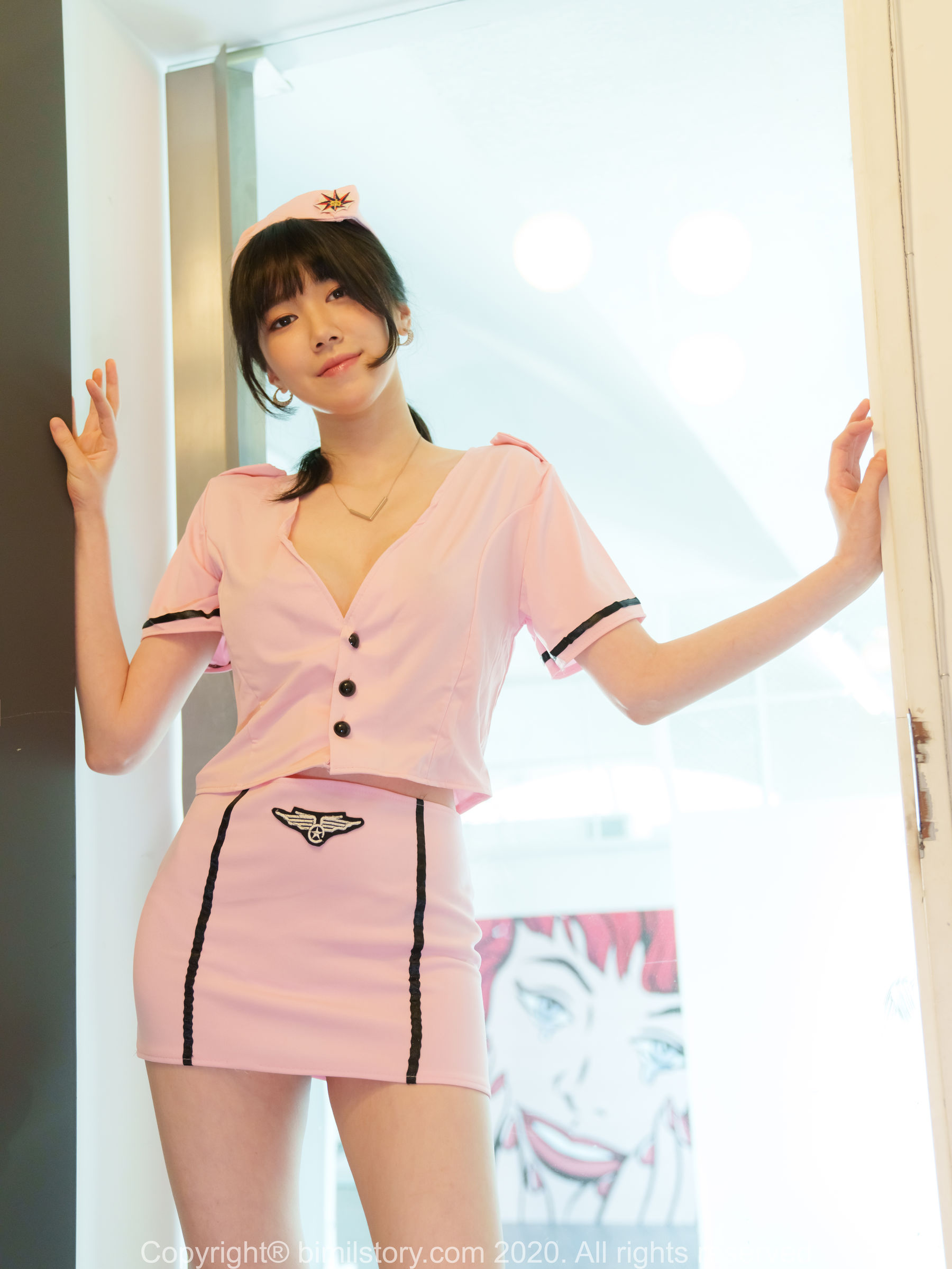 [Bimilstory] Nara – Vol.21 Fantasy Uniform girls Hot break time [40P] 插图8