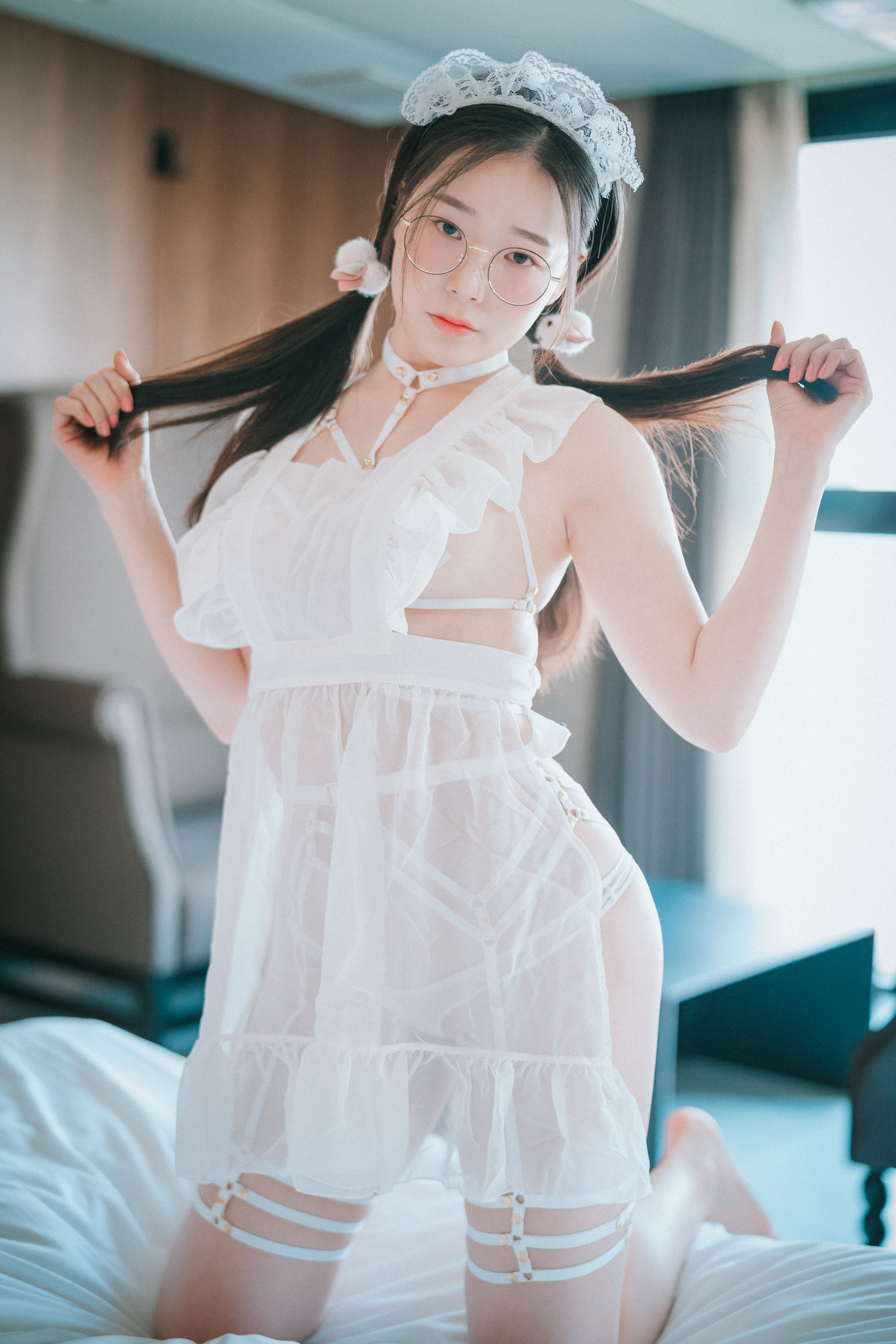 [DJAWA] PIA – Sheer Chiffon Apron [65P] 插图2