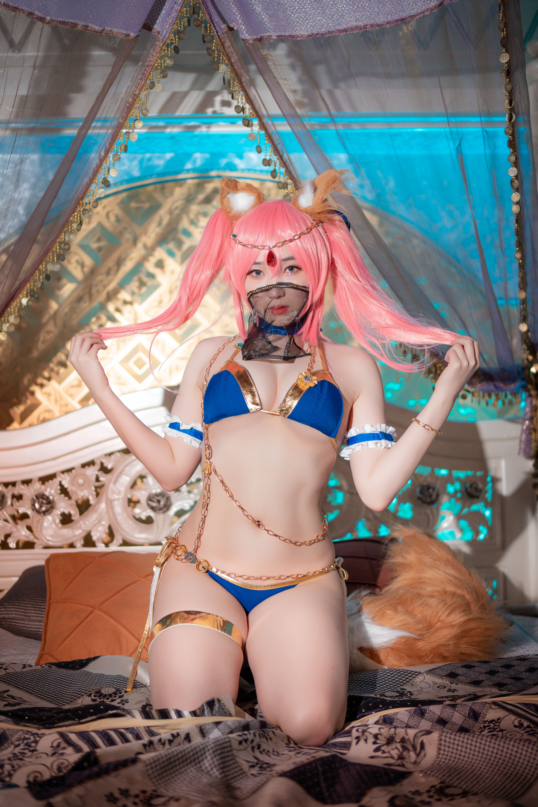 [CreamSoda] Bambi – Cosplay Tamamo&Kama [40P] 2023-03-23 19:27:18-秀人网