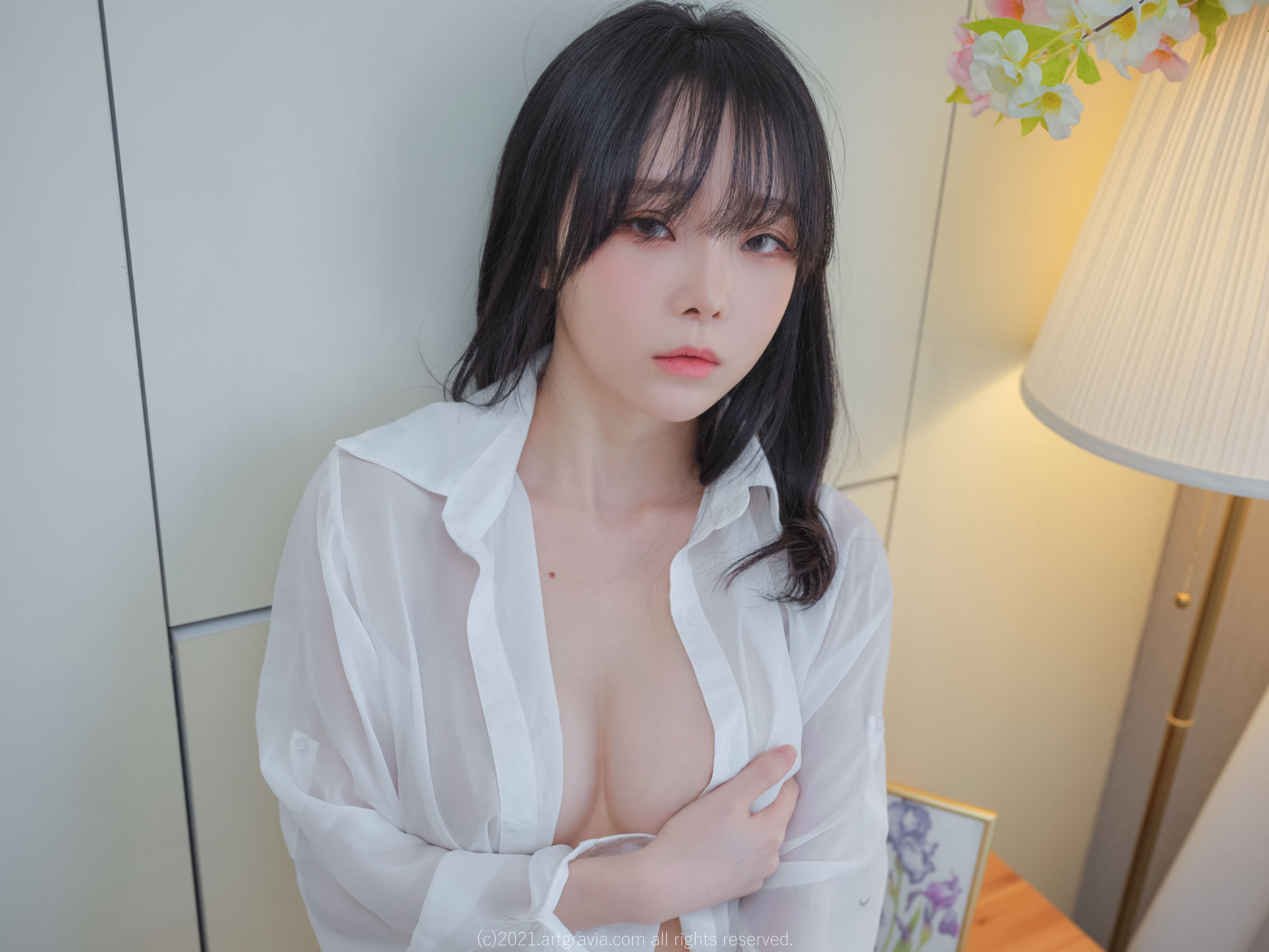 [ARTGRAVIA] VOL.261 Ming Sunha – 白衬衫女友居家诱惑 [80P] 插图9