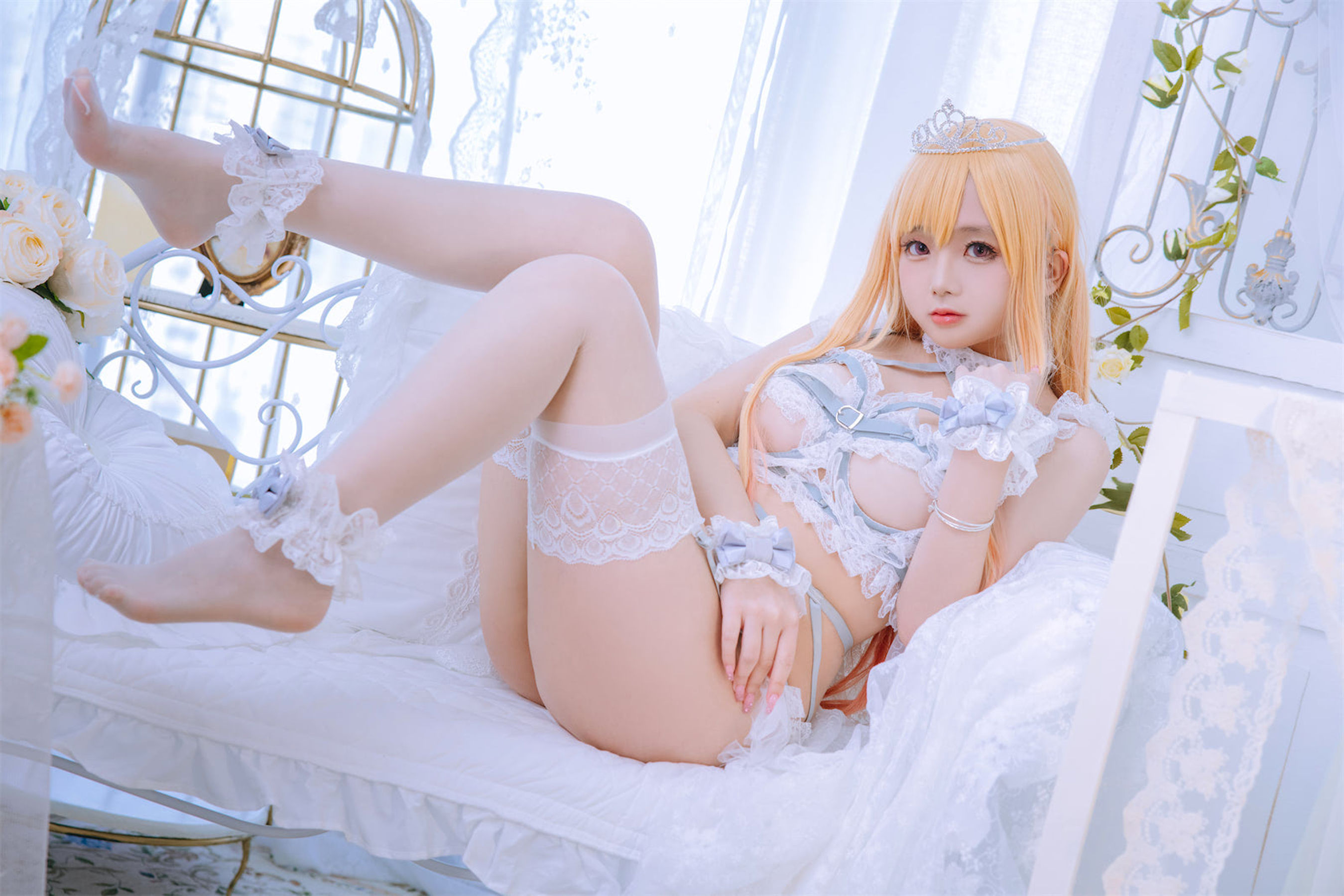 Cosplay日奈娇 – 喜多川海梦 花嫁 [71P] 插图7