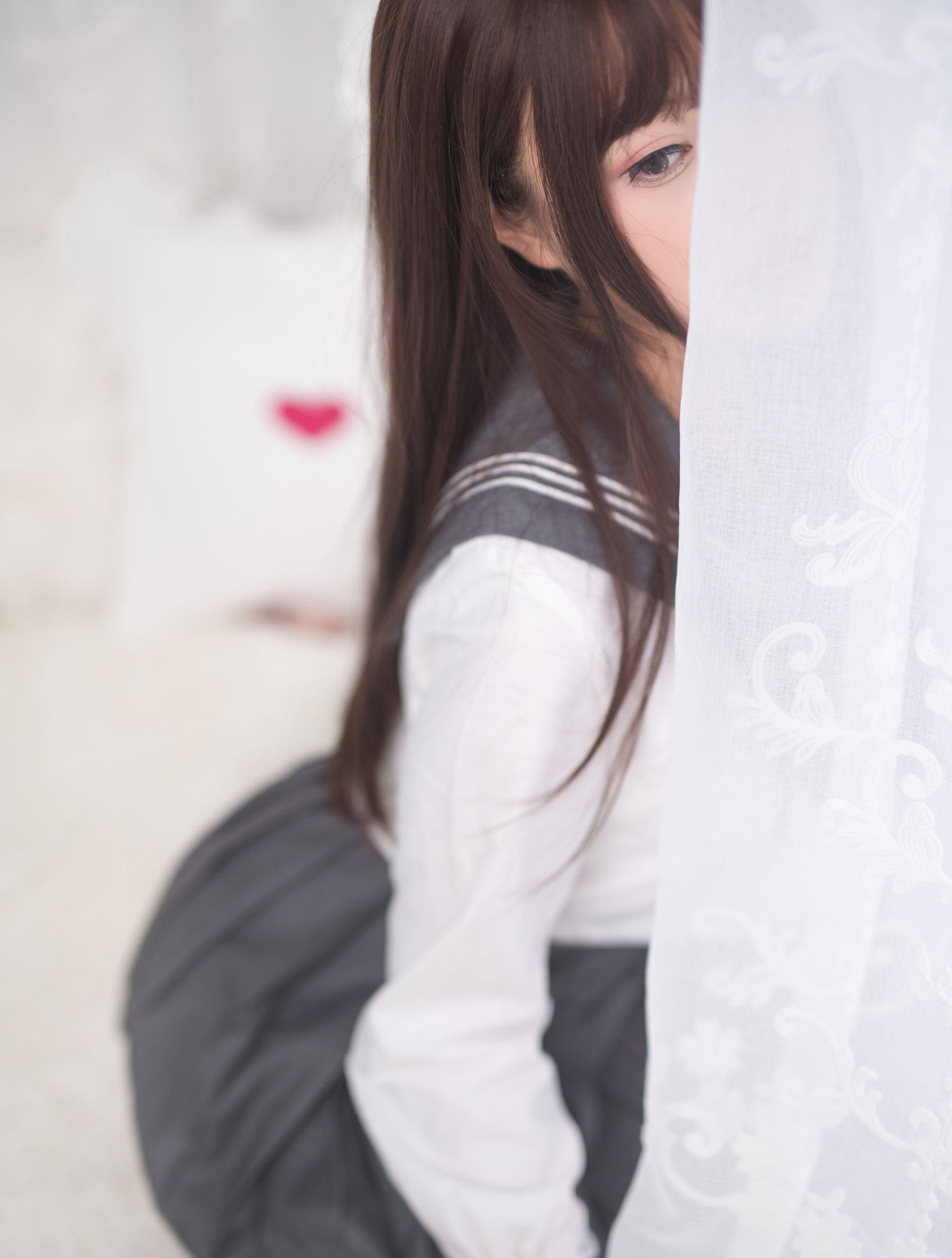 [Cosplay写真] 萌系小姐姐-白烨- – 黑丝制服少女 [60P] 插图5