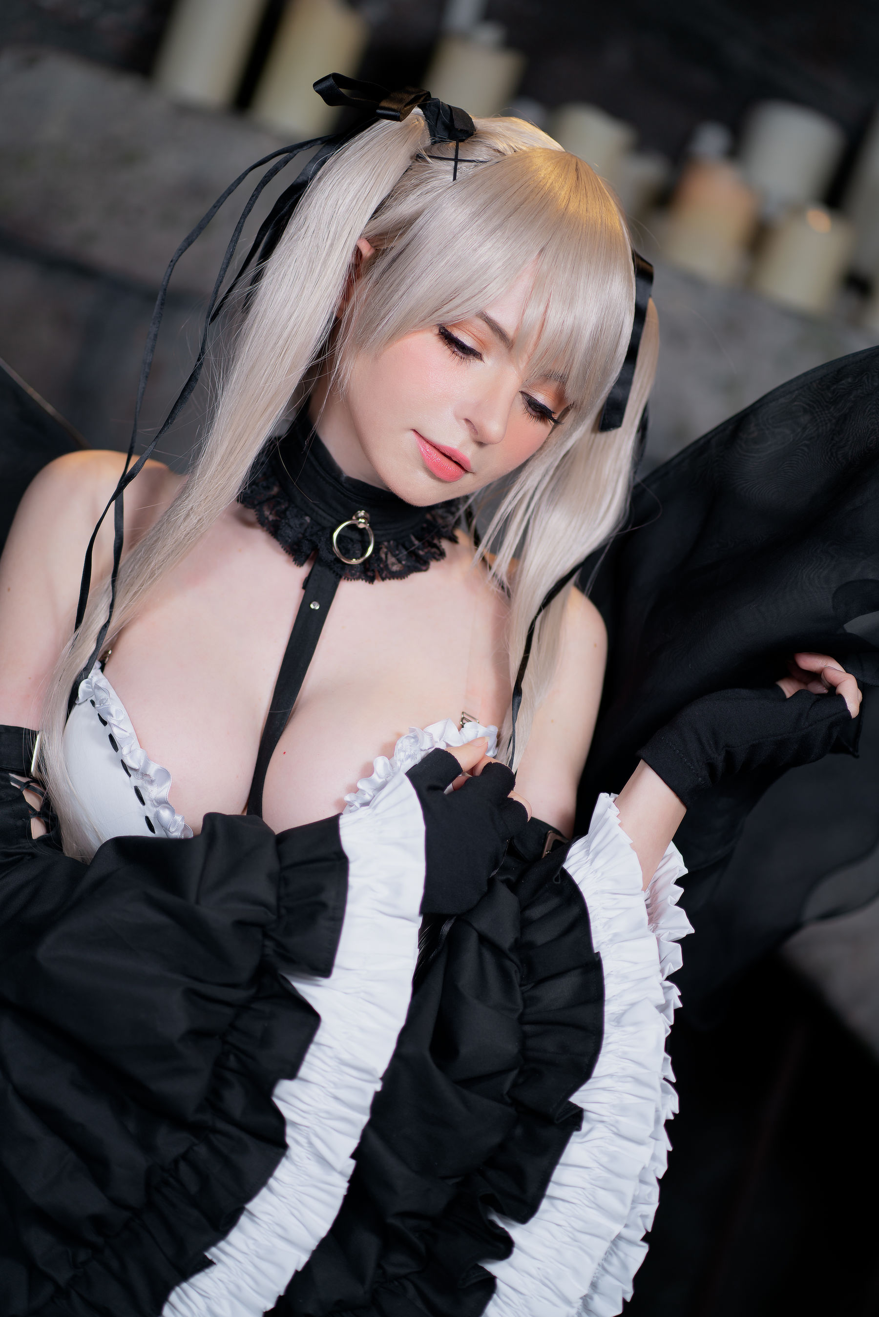 Peach milky – Sakimichan Marie Rose Set [58P] 插图8