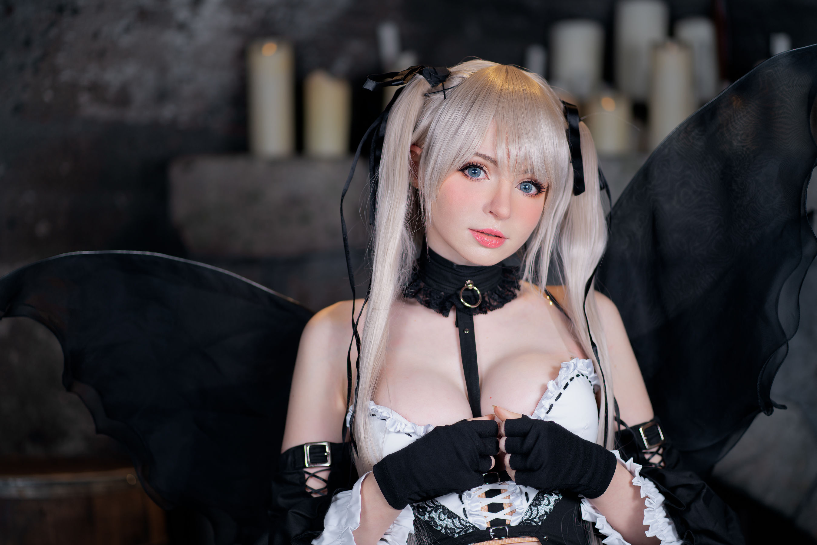 Peach milky – Sakimichan Marie Rose Set [58P] 插图7