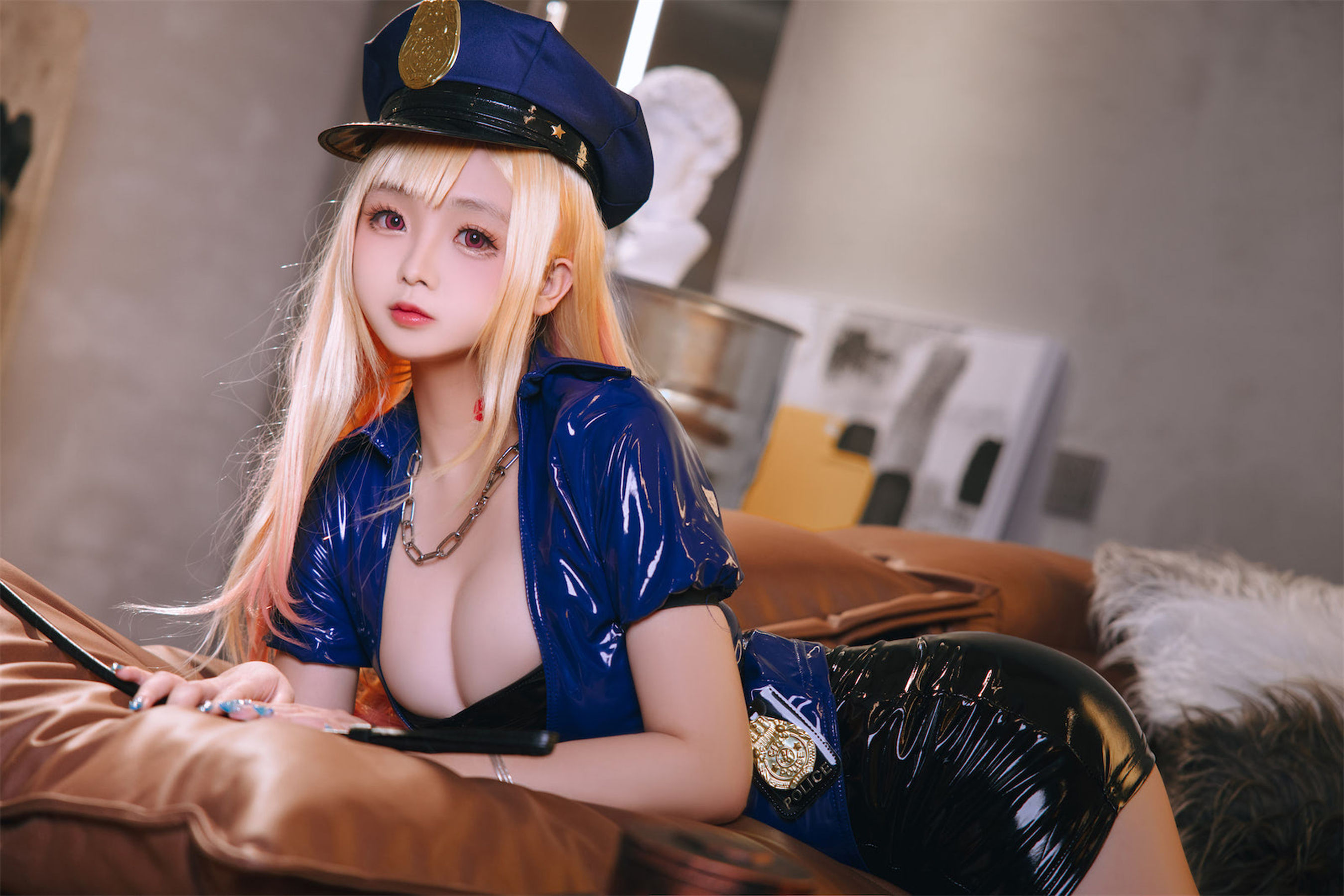 Cosplay日奈娇 – 喜多川海梦女警 [71P] 插图4