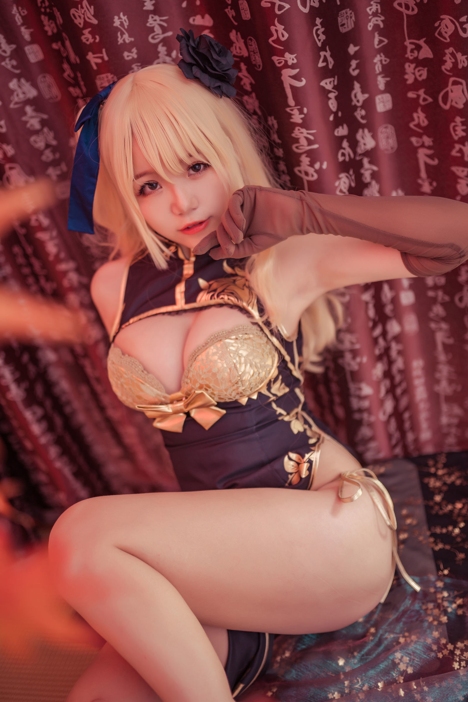 [萝莉COS] Yoko宅夏Cos – 金莲 [24P] 插图9