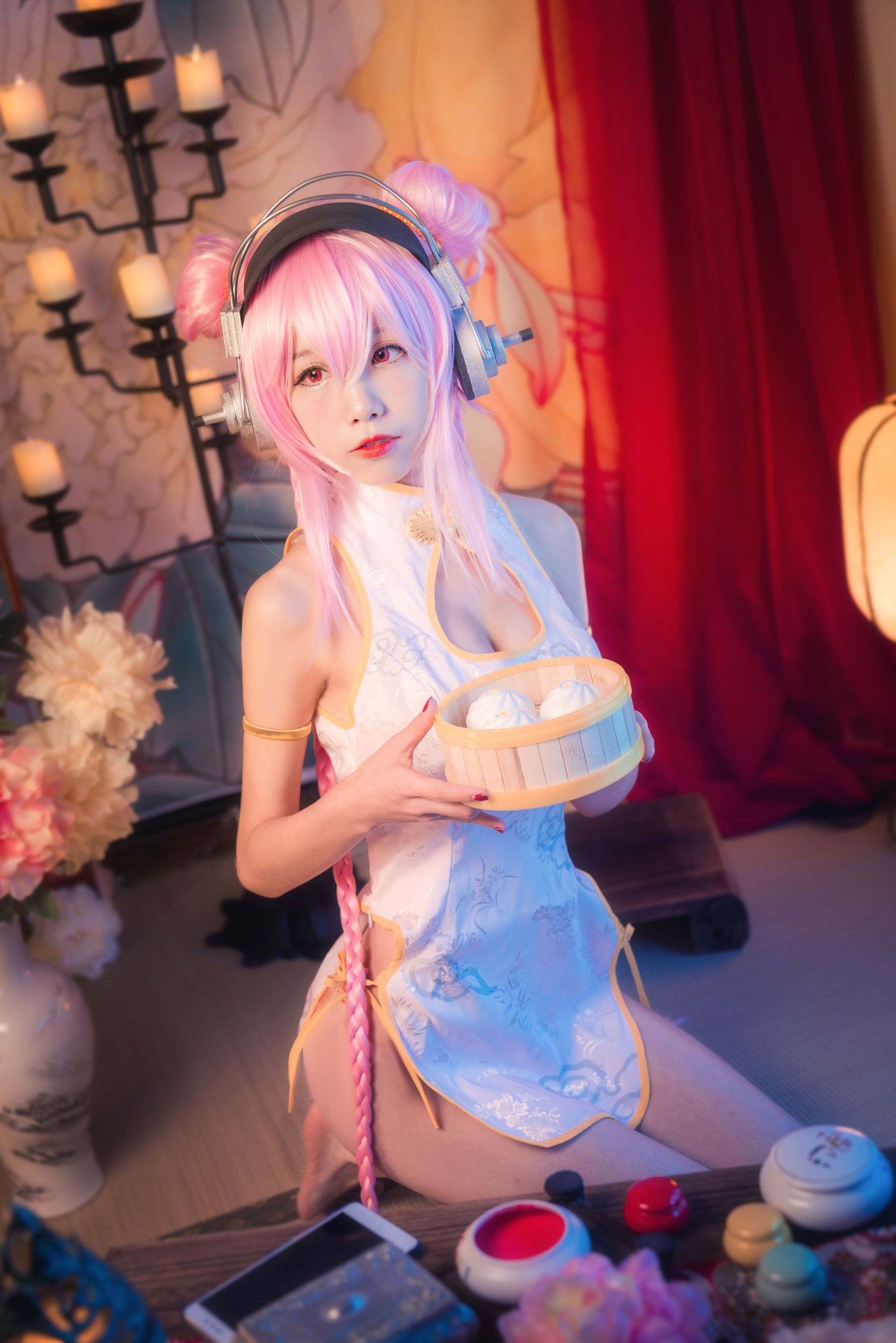 [Cosplay写真] 动漫博主水淼aqua – 索尼子 旗袍 [9P] 插图5