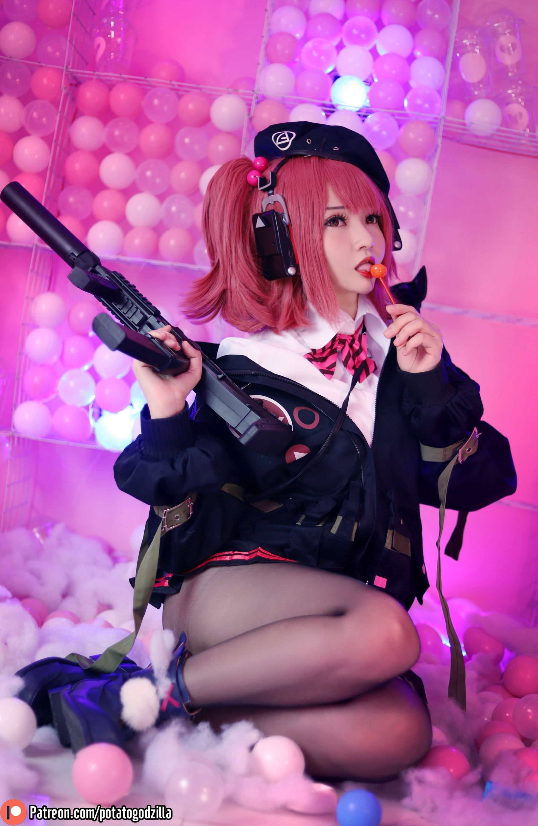 Coser小姐姐Potato Godzilla – MP7 (Girls Frontline) [40P] 插图2