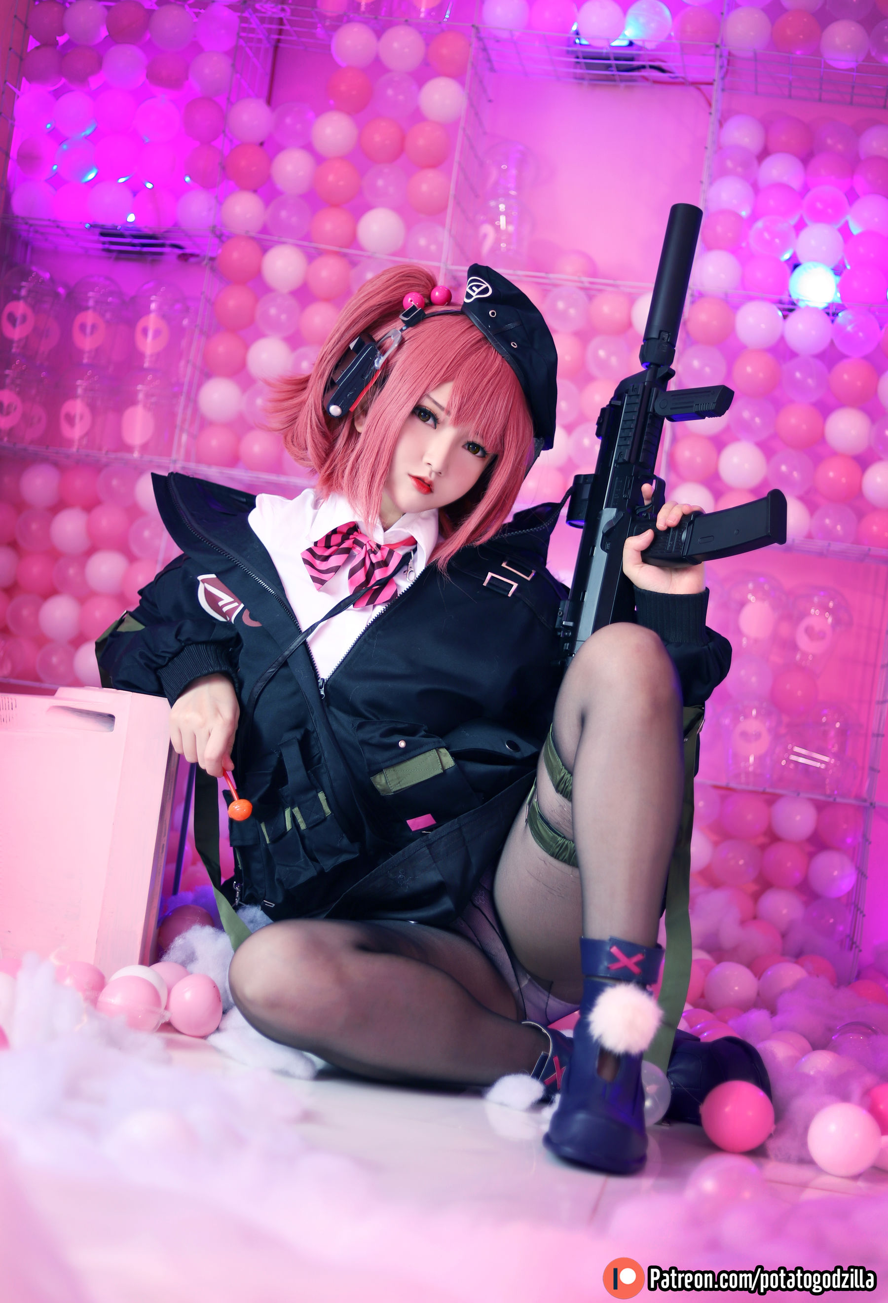 Coser小姐姐Potato Godzilla – MP7 (Girls Frontline) [40P] 插图5