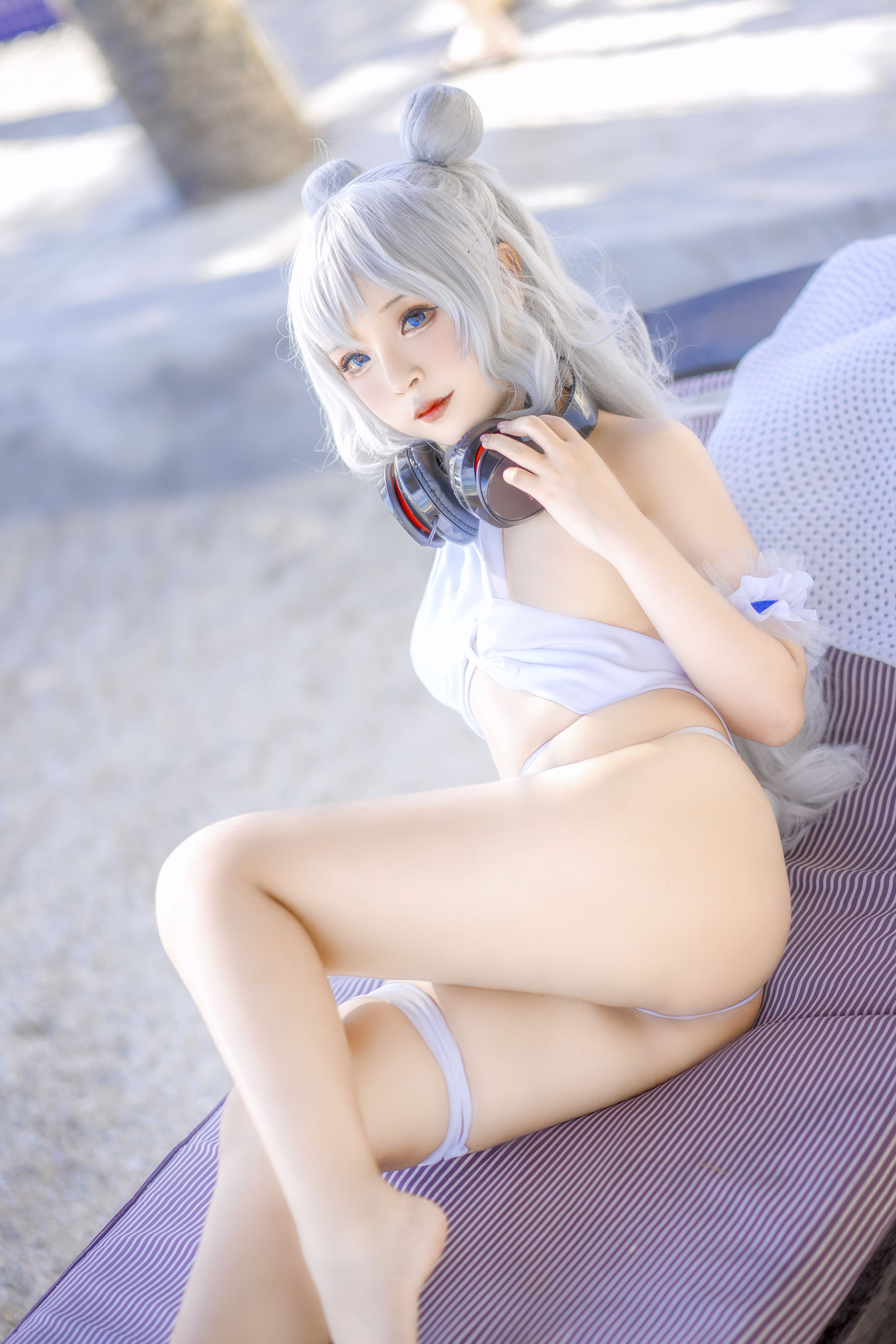 Sayo Momo – Azur Lane Le Malin bikini [22P] 插图9