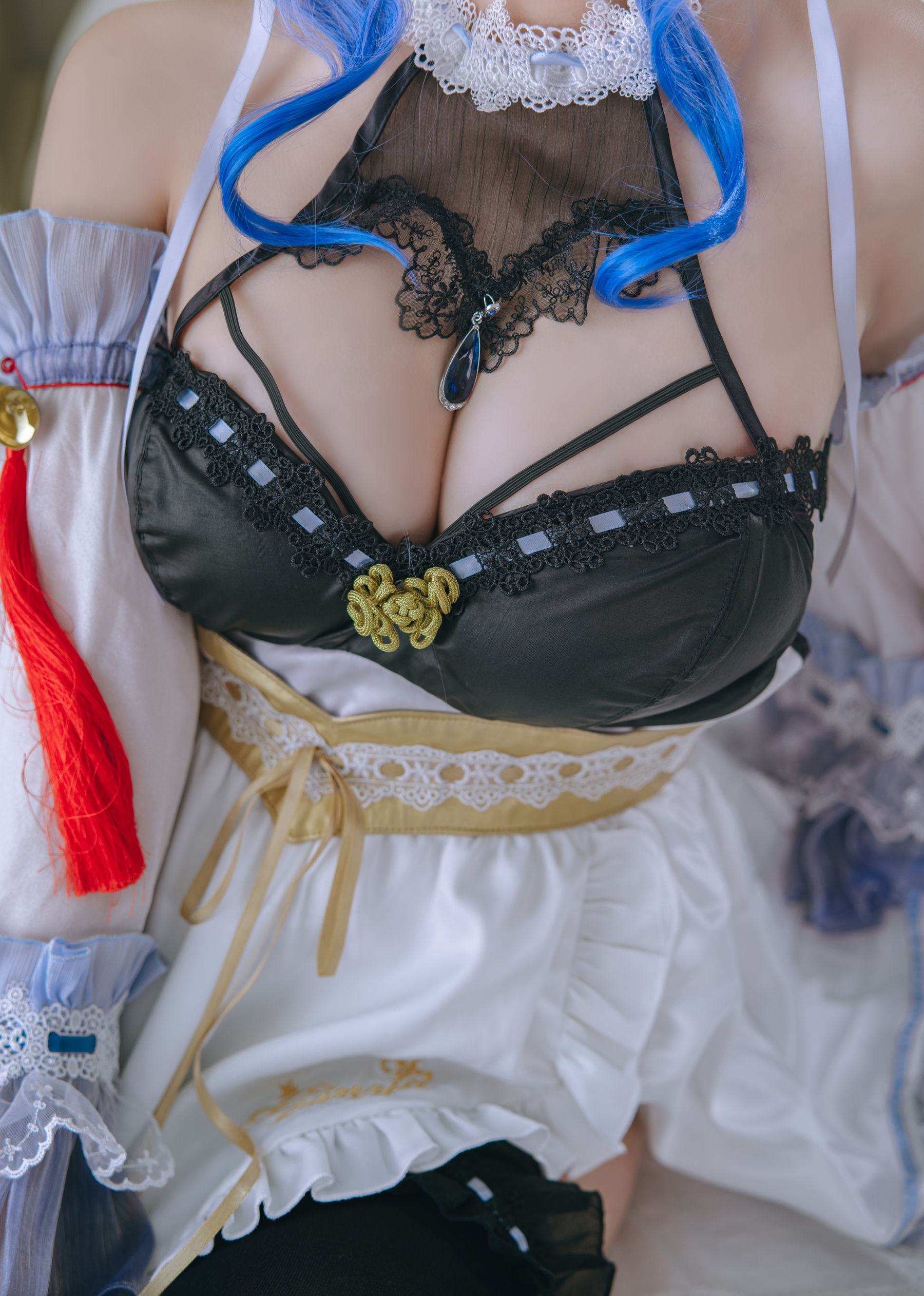 Cosplay日奈娇 – 甘雨女仆 [23P] 插图7