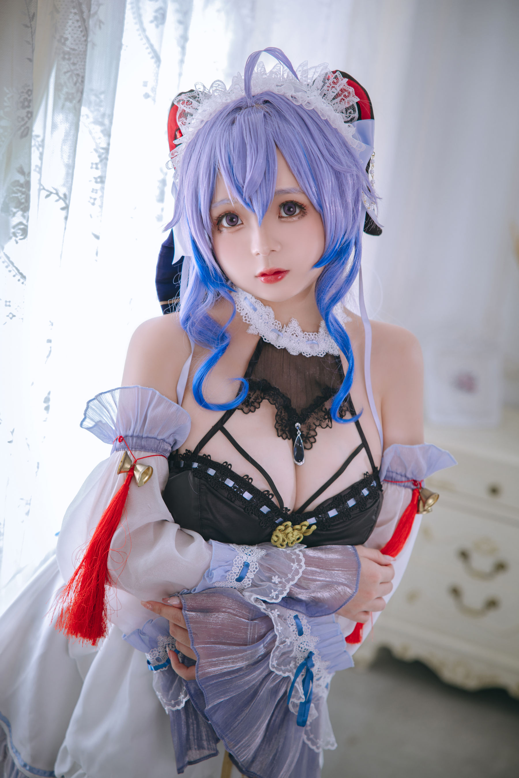 Cosplay日奈娇 – 甘雨女仆 [23P] 插图9