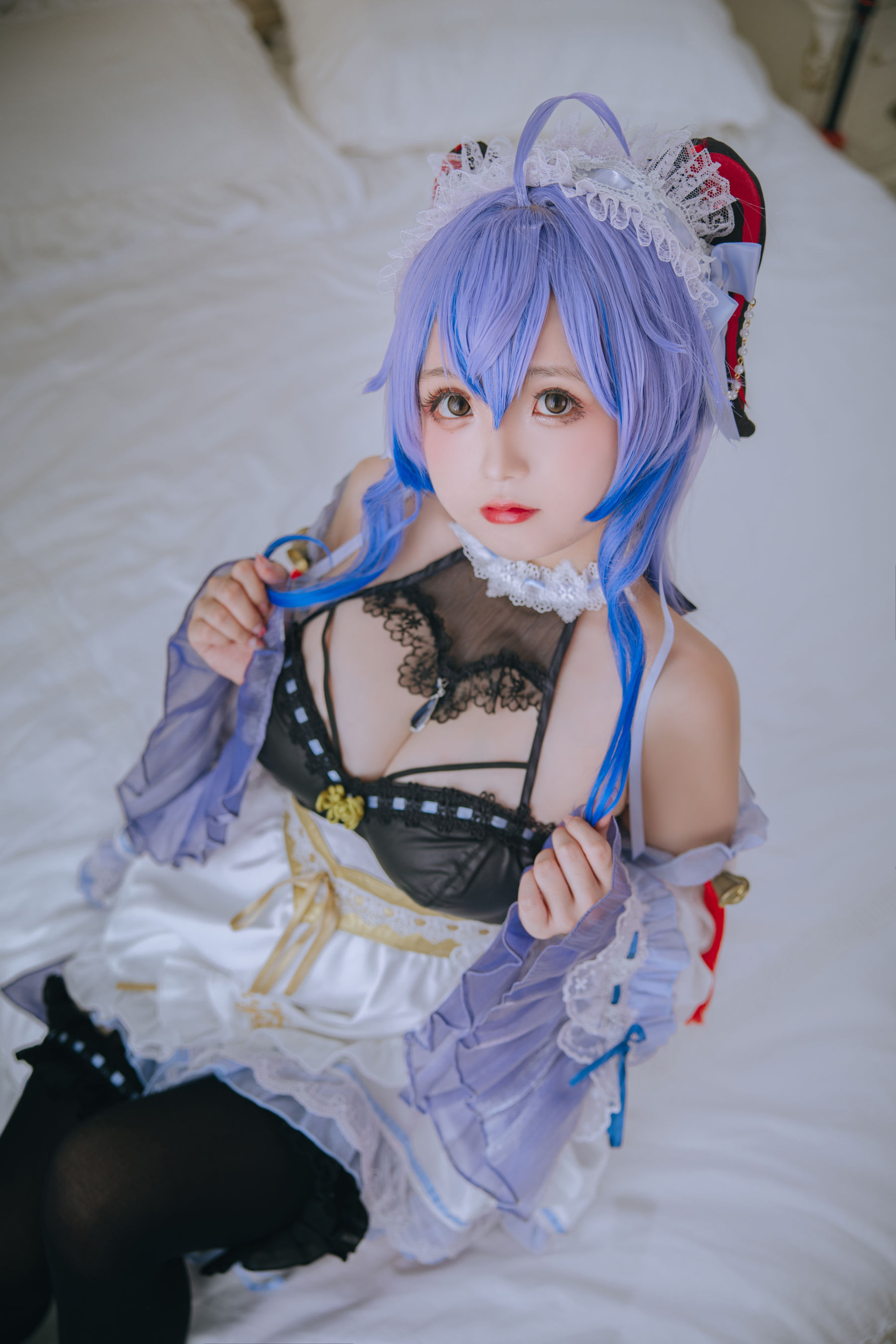 Cosplay日奈娇 – 甘雨女仆 [23P] 插图10