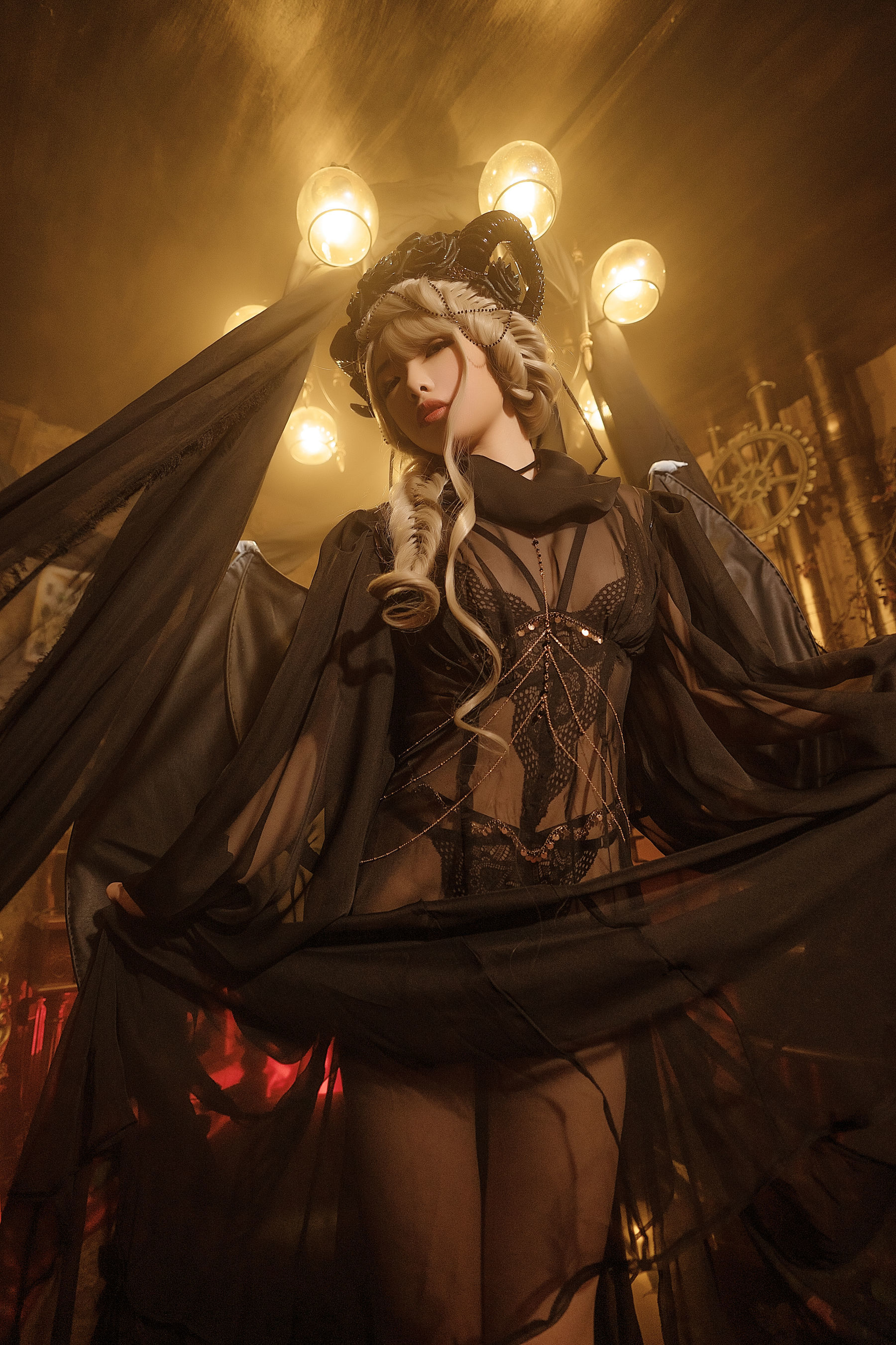 [萝莉COS] 雯妹 – 魅魔 gothic devil [16P] 插图8