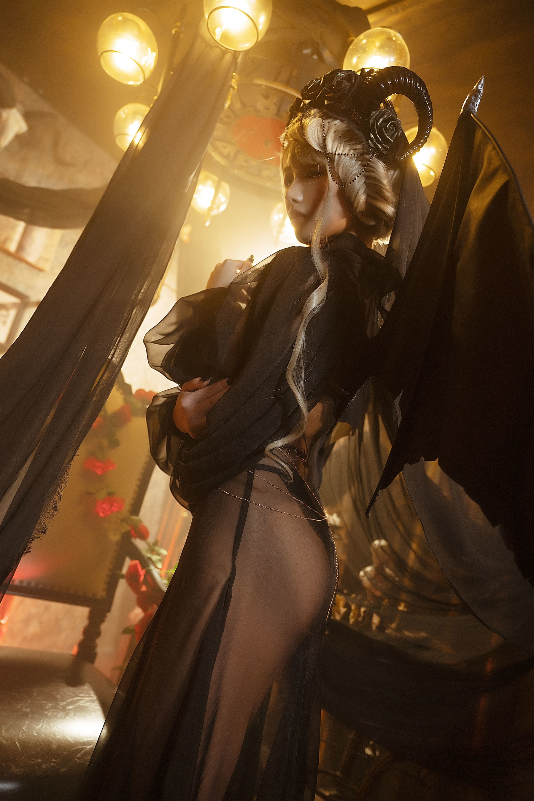 [萝莉COS] 雯妹 – 魅魔 gothic devil [16P] 插图4