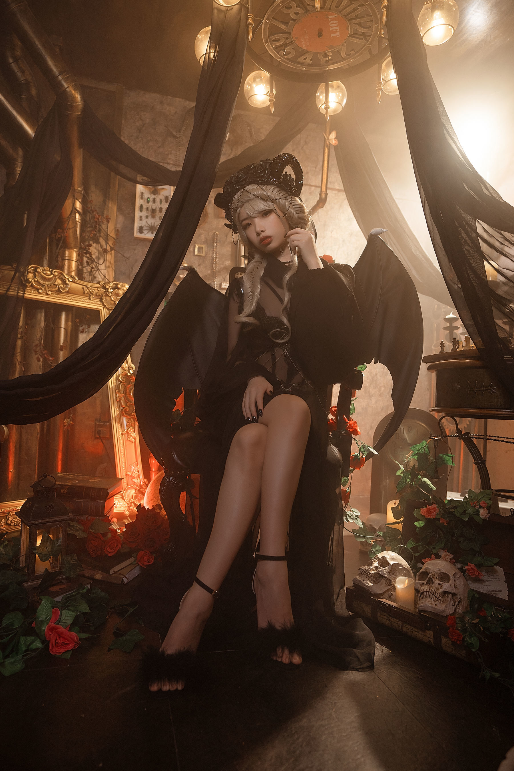 [萝莉COS] 雯妹 – 魅魔 gothic devil [16P] 插图3