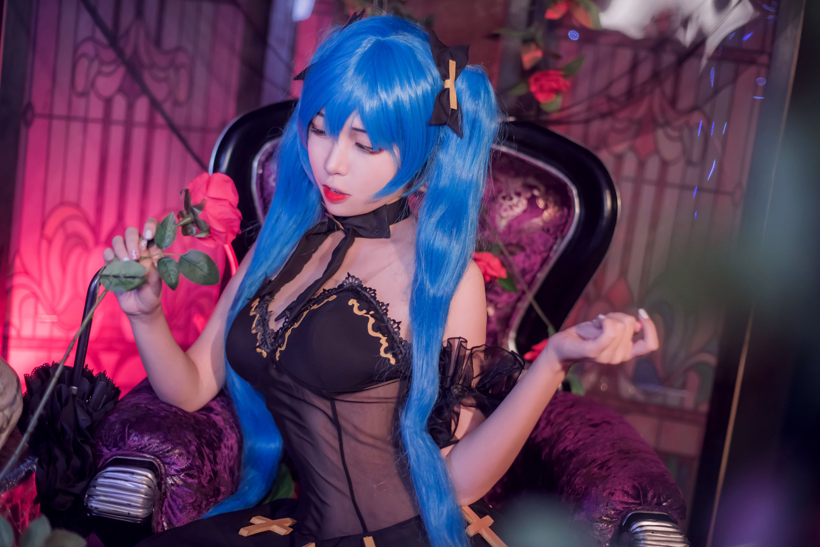 [Cosplay写真] 人气Coser二佐Nisa – 初音 [29P] 插图9