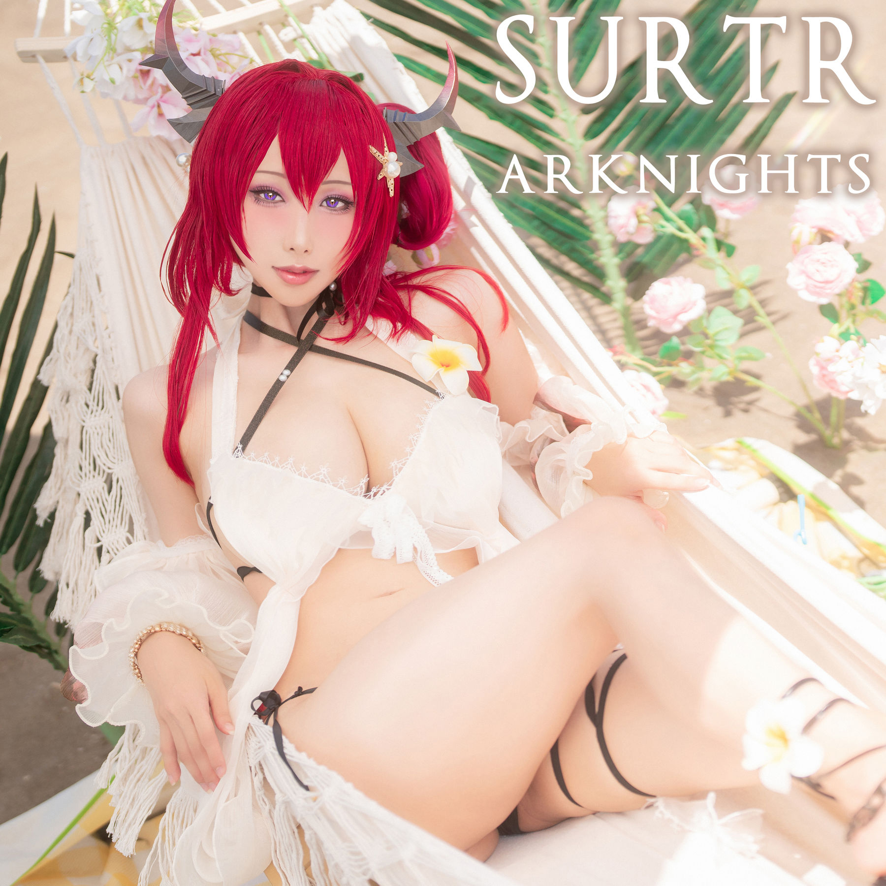 Hane Ame 雨波 – Arknights Surtr 泳裝 [38P] 插图6