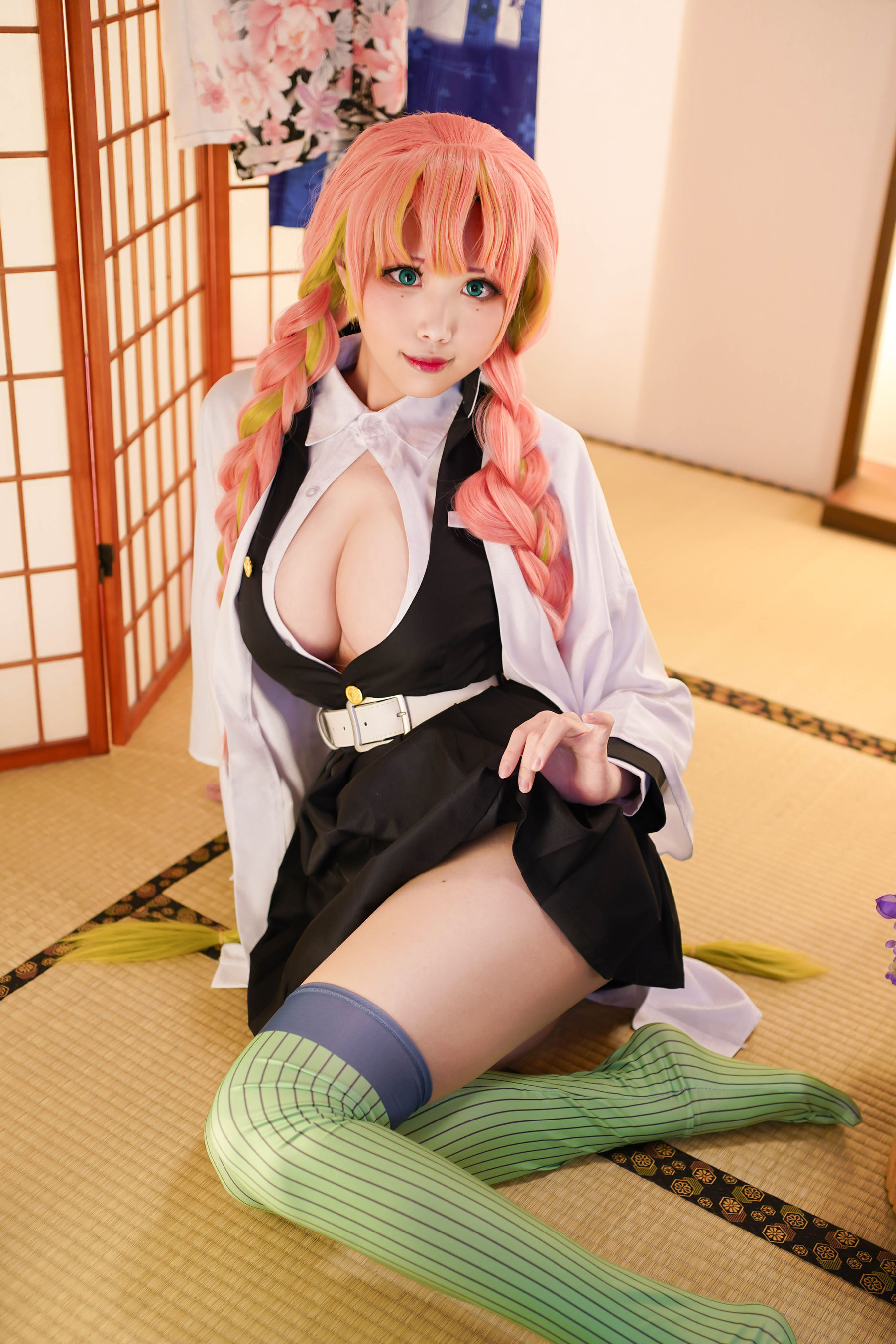 [Cosplay写真] Coser萱-KaYa – 鬼灭之刃 甘露寺 [35P] 插图5