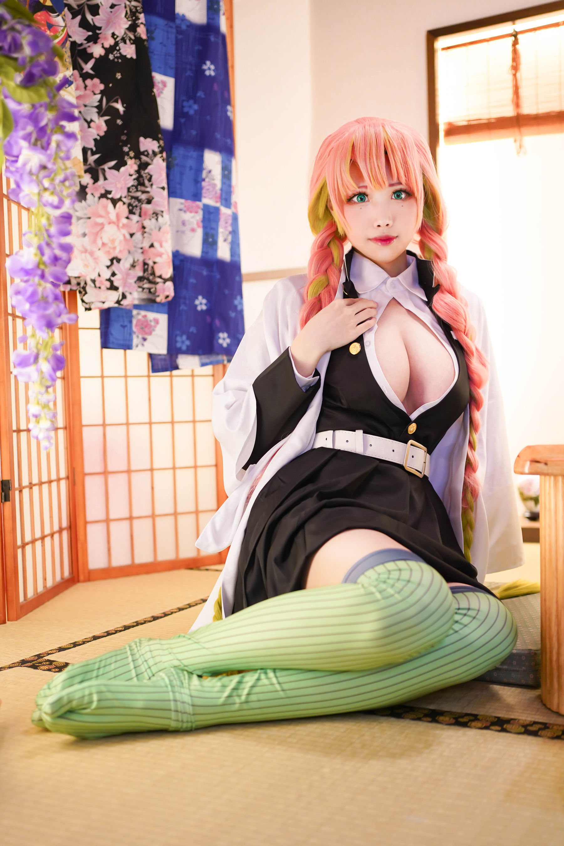 [Cosplay写真] Coser萱-KaYa – 鬼灭之刃 甘露寺 [35P] 2022-10-15 20:20:45-秀人网