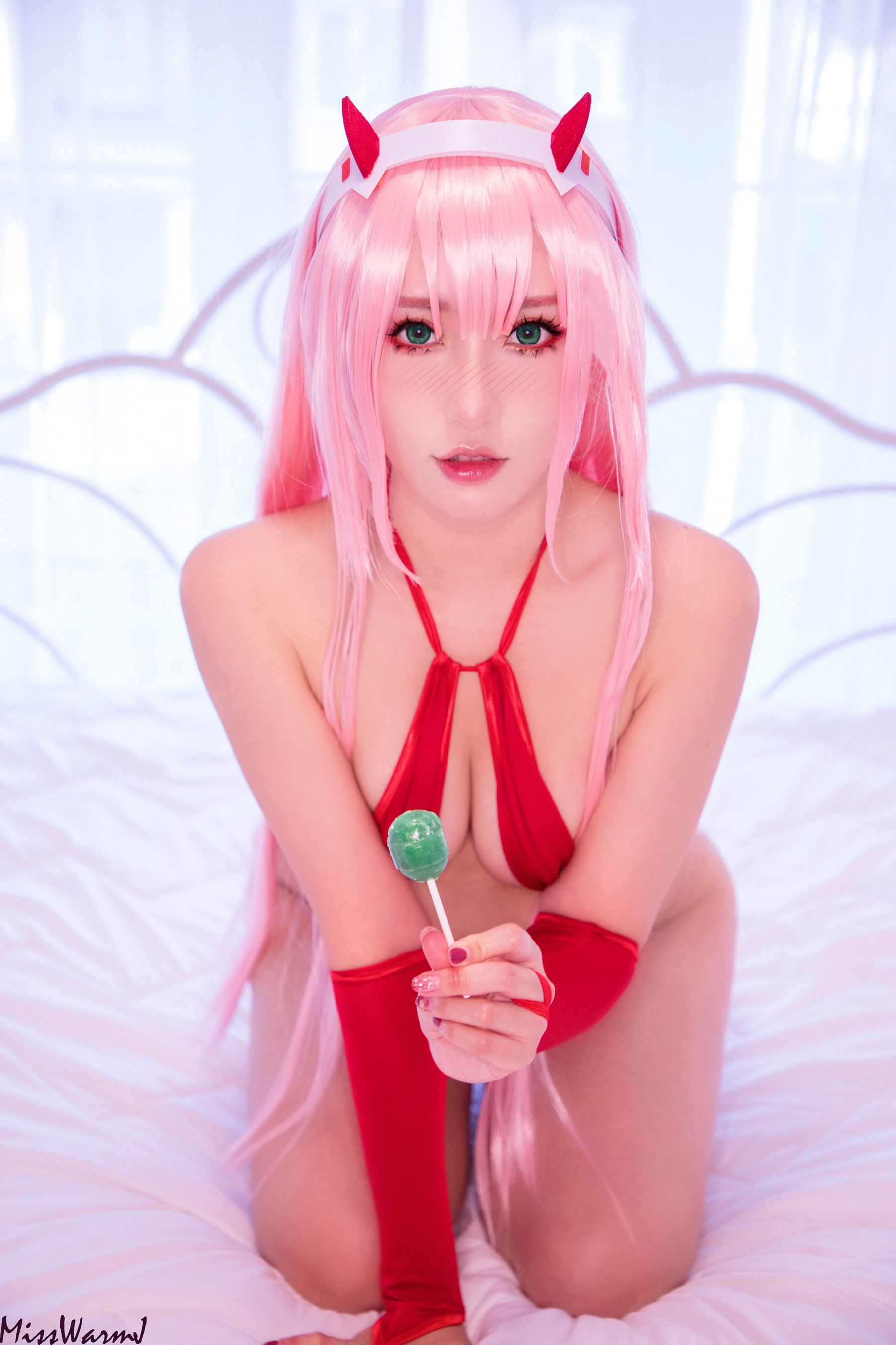 MisswarmJ – Zero Two Bikini [23P] 插图3