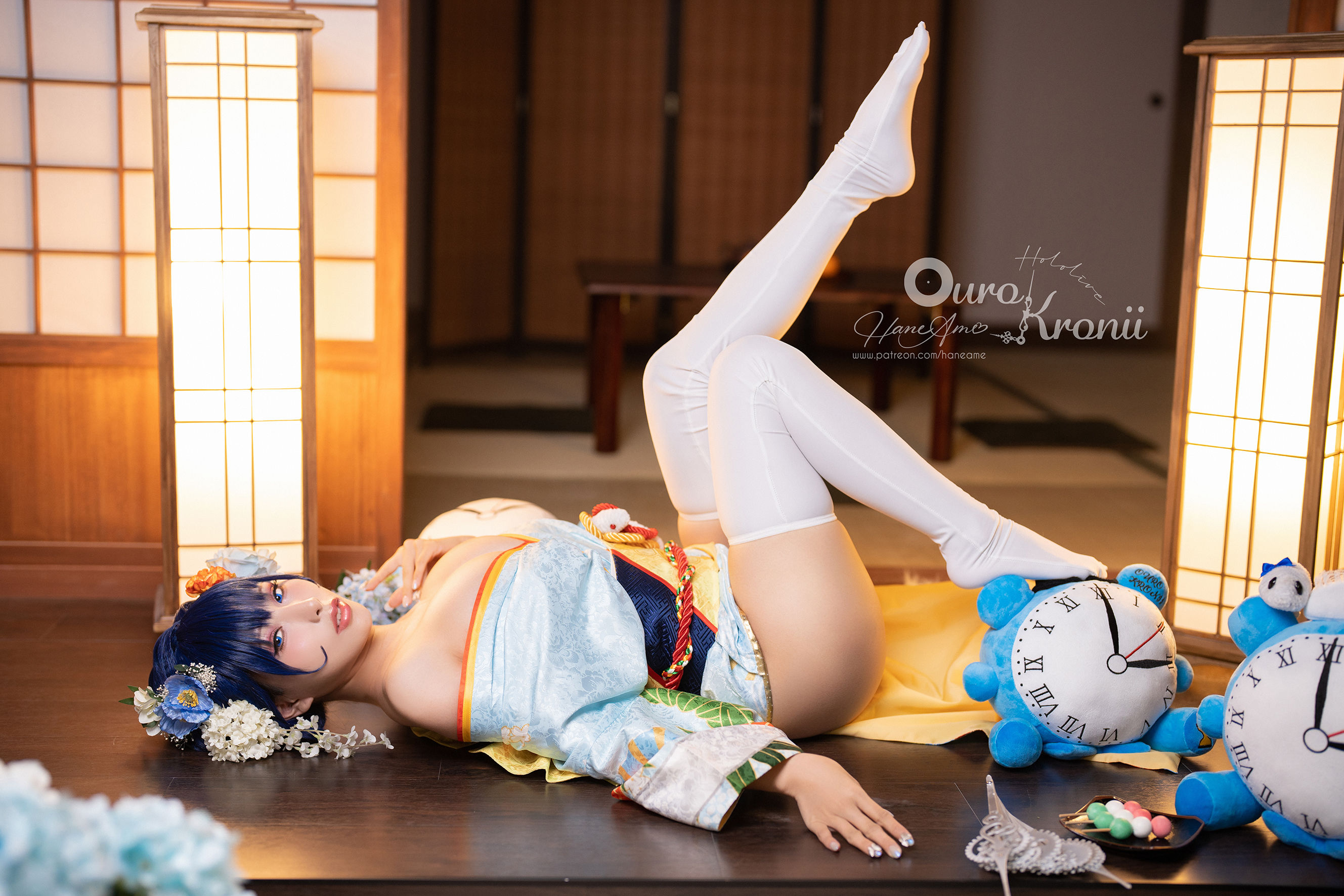 Hane Ame 雨波 – Hololive Kronii 時間 Kimono [26P] 插图7