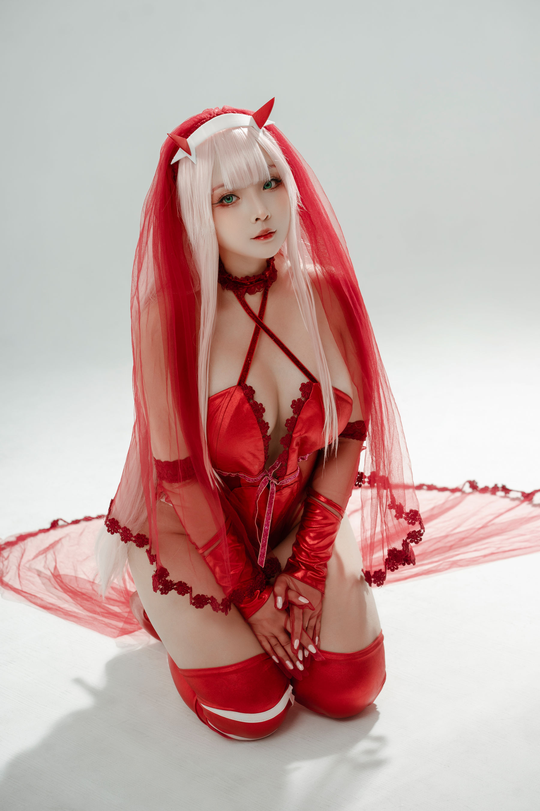 Sayo Momo – Zero Two Wedding Dress [21P] 插图6