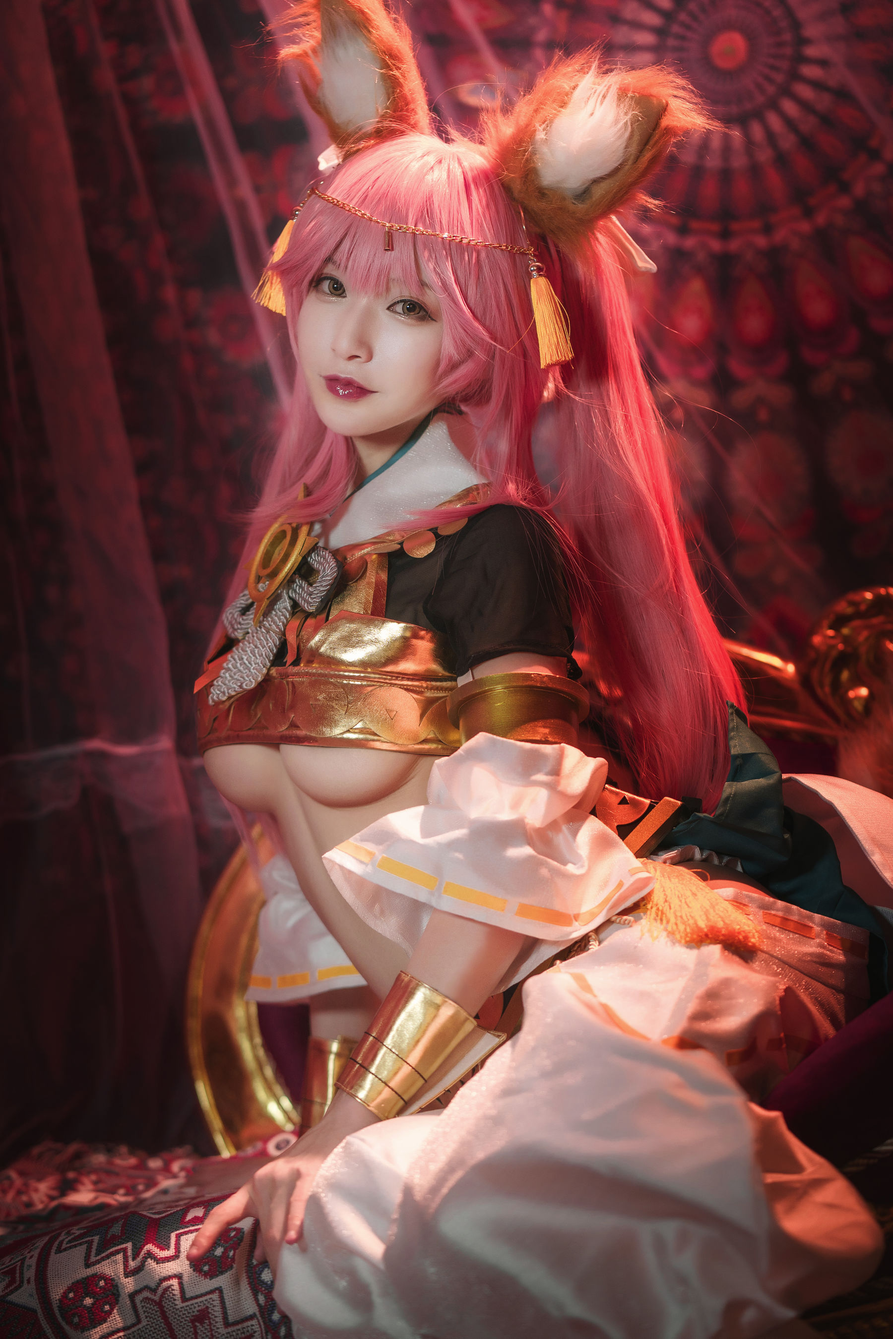 [Cosplay写真] 动漫博主铁板烧鬼舞w – 玉藻前 神话 [20P] 2022-10-22 19:11:33-秀人网