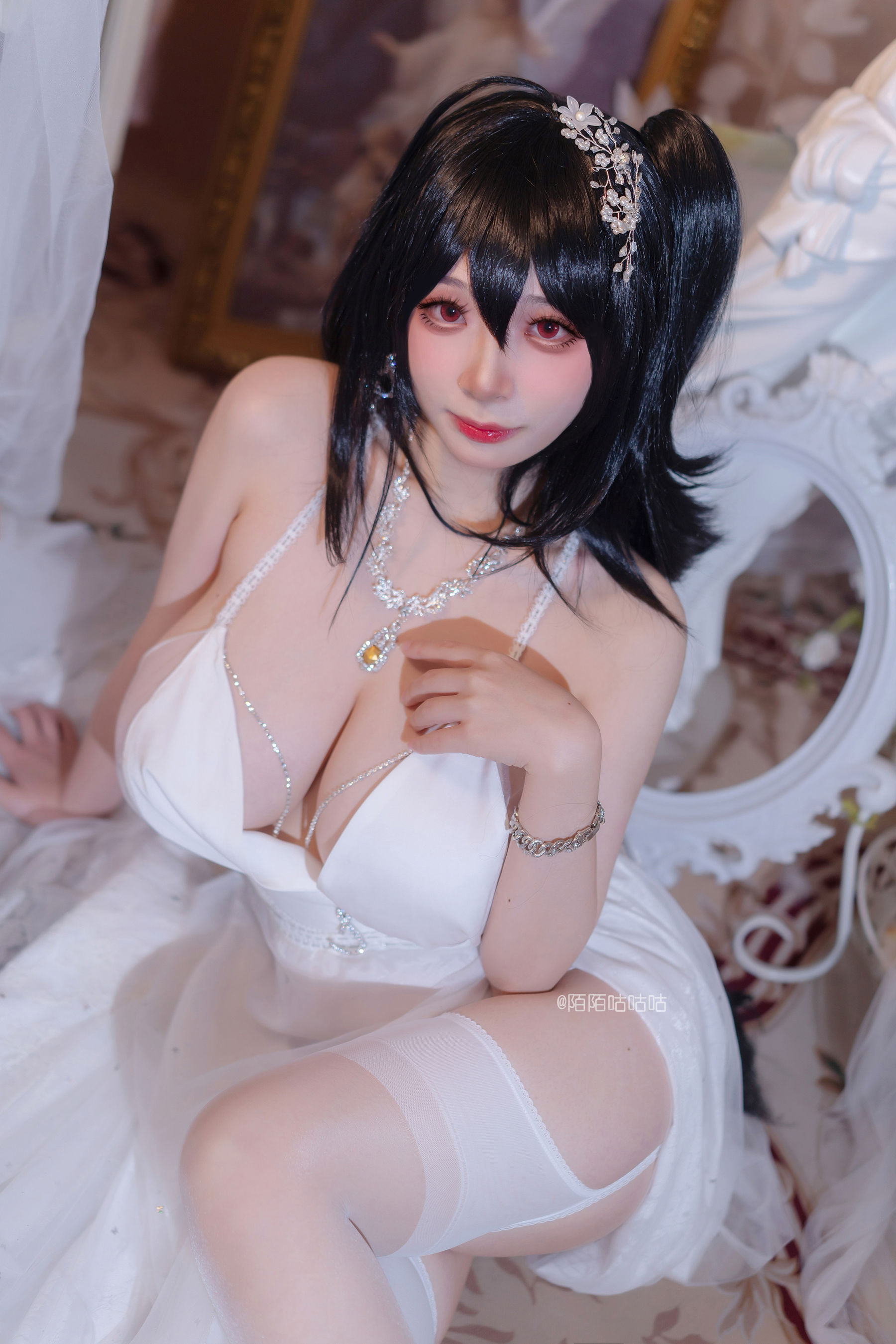 Cosplay美女韶陌陌 – 大凤 婚纱 [18P] 插图3