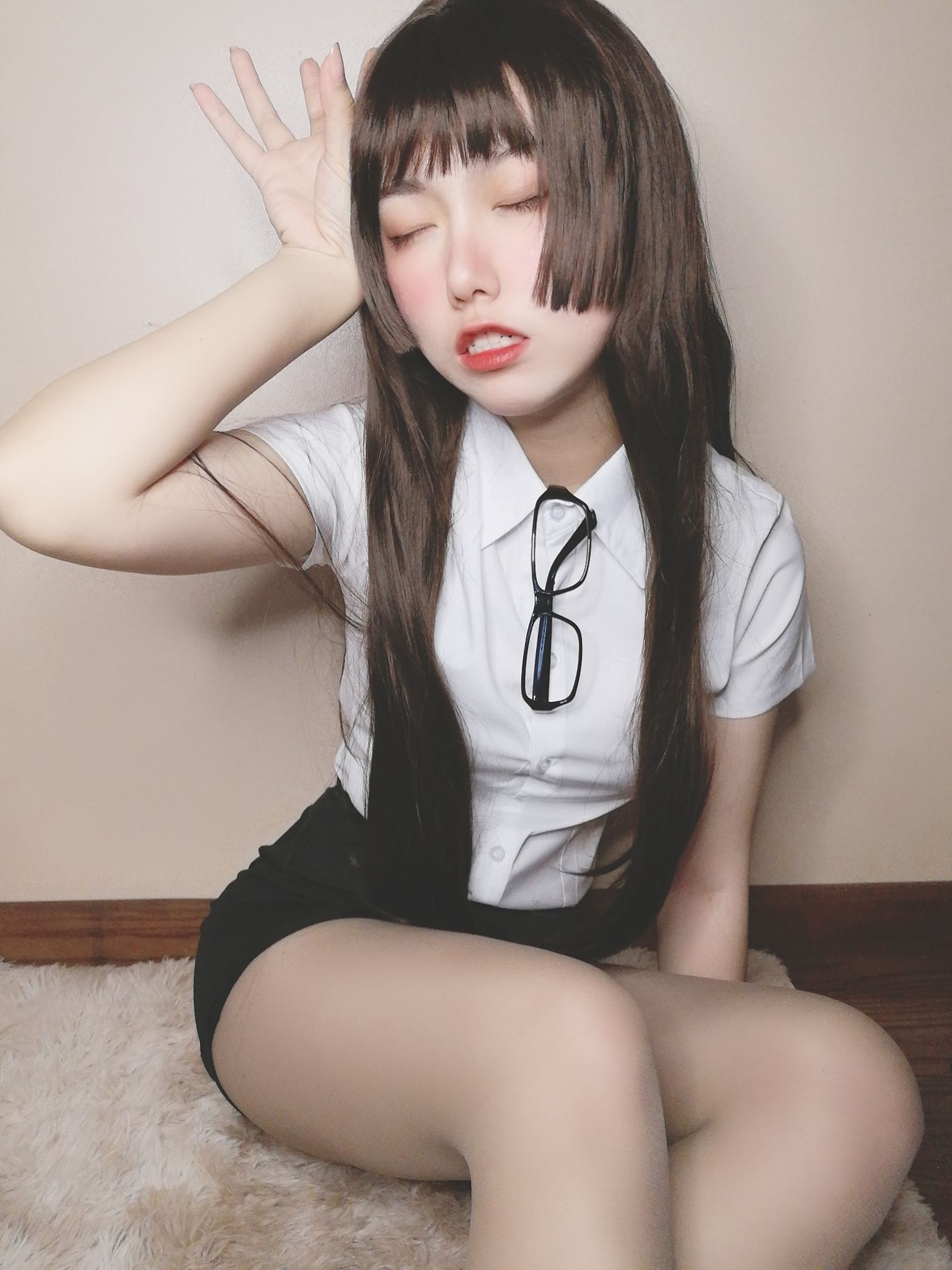 [Cosplay写真] 芋圆侑子SJ_ – 醉酒小秘书 [53P] 插图4