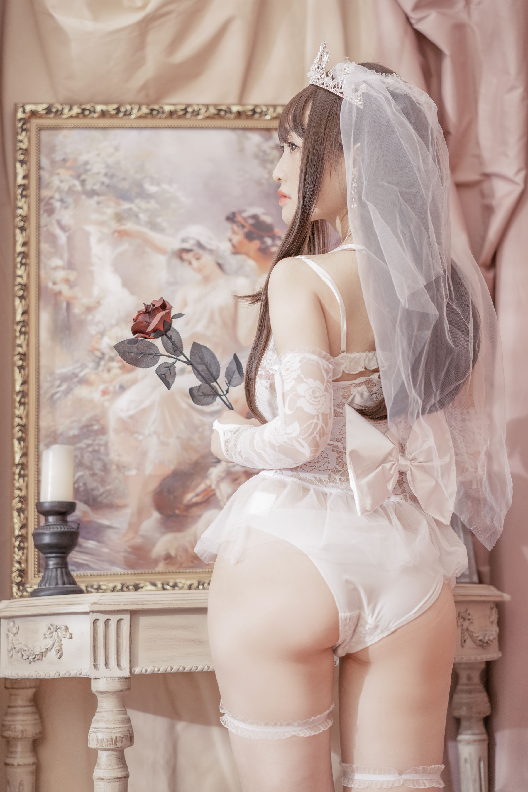 动漫博主脱尾巴Mizuki – 婚纱 [30P] 插图6