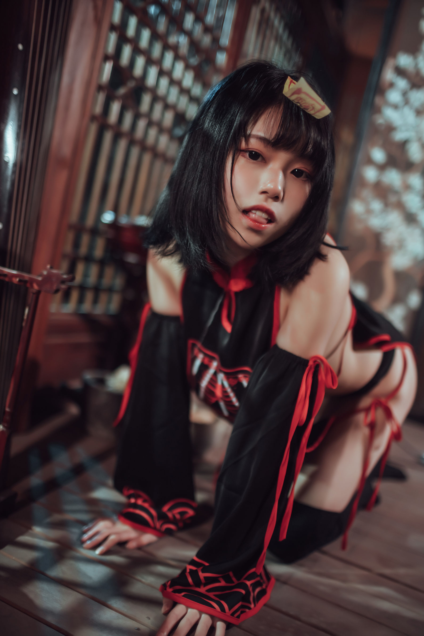 [Cosplay写真] 七月喵子 – 小僵尸 [22P] 插图3