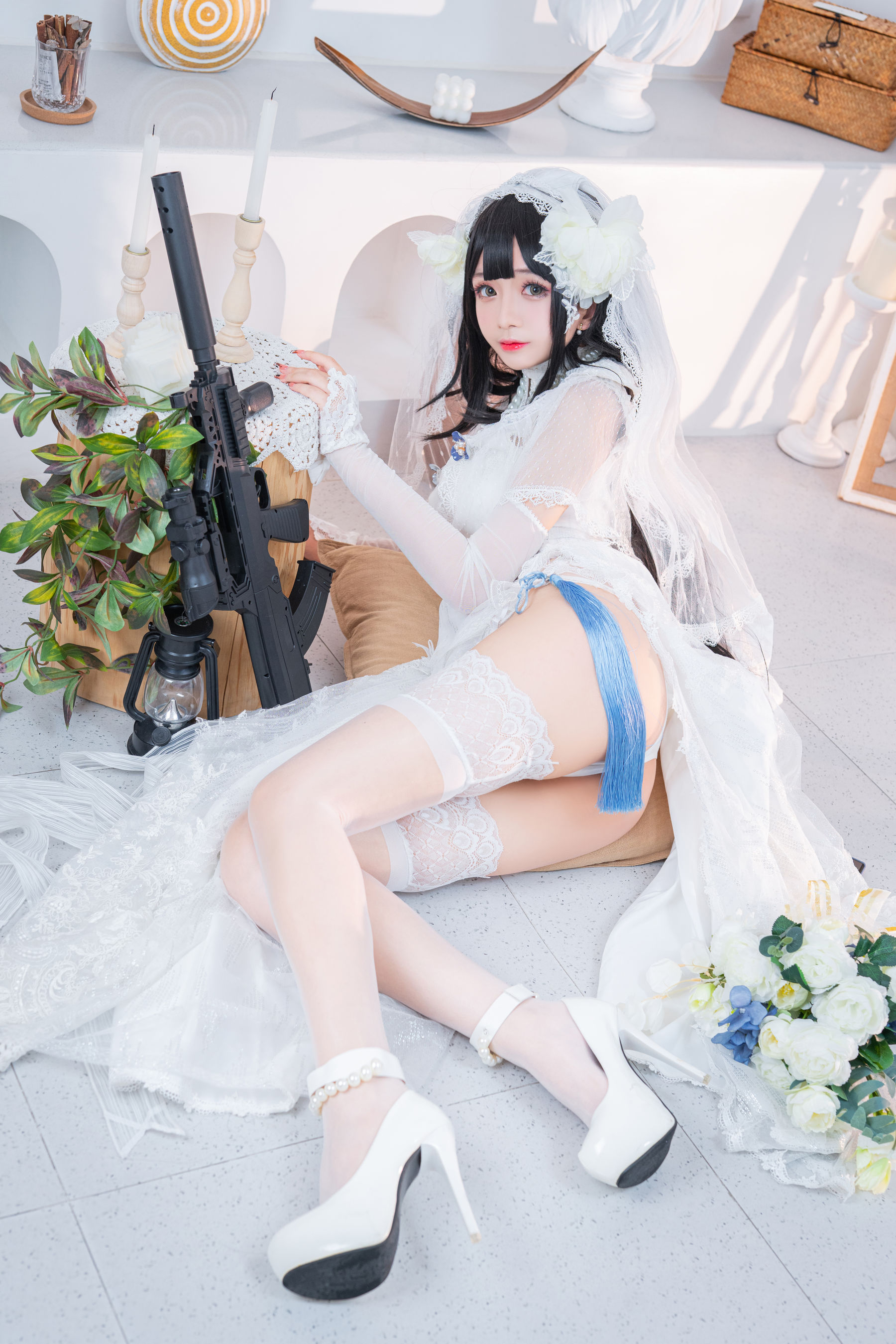 Cosplay日奈娇 – 95式婚纱 [50P] 插图7