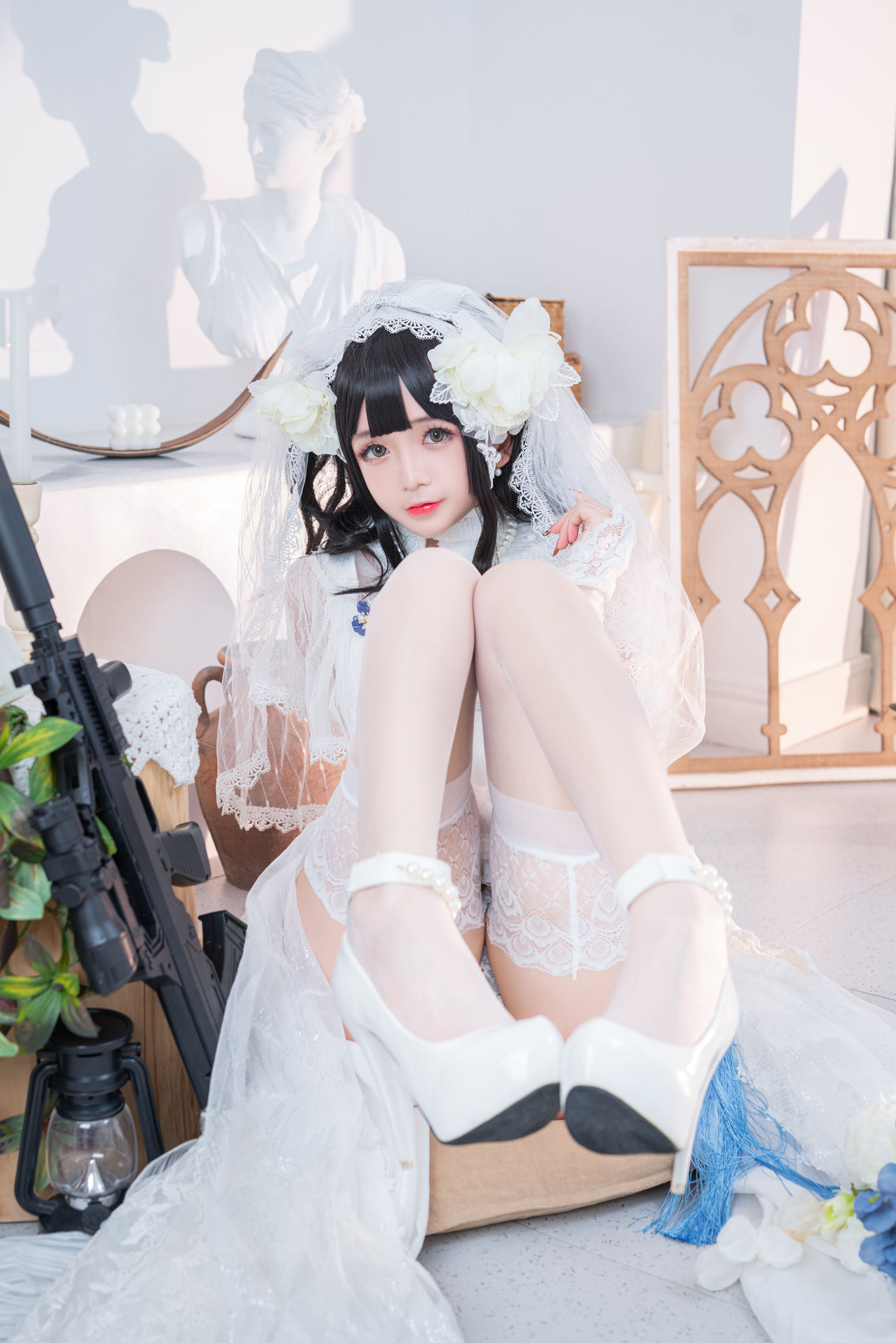 Cosplay日奈娇 – 95式婚纱 [50P] 插图10