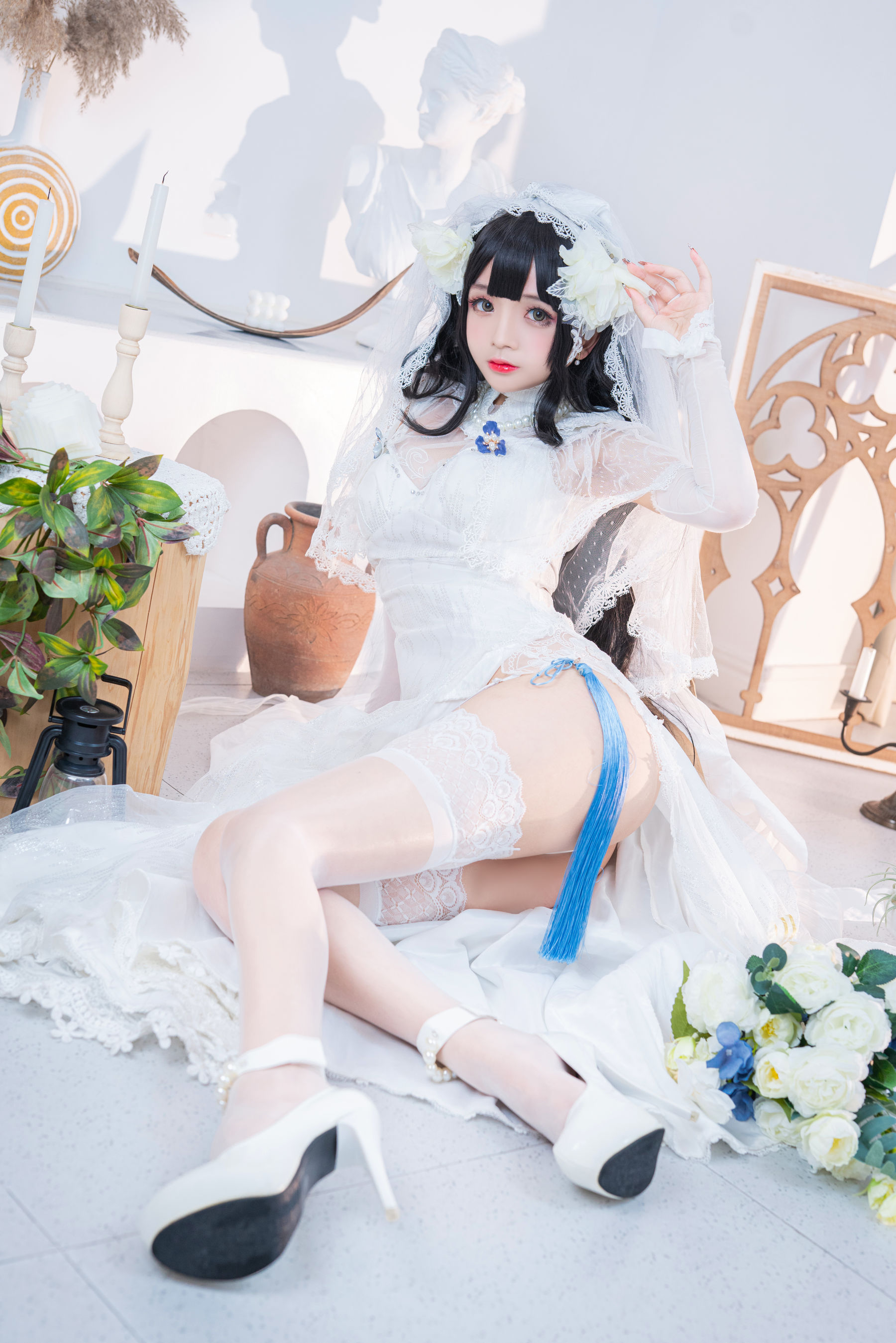 Cosplay日奈娇 – 95式婚纱 [50P] 插图5