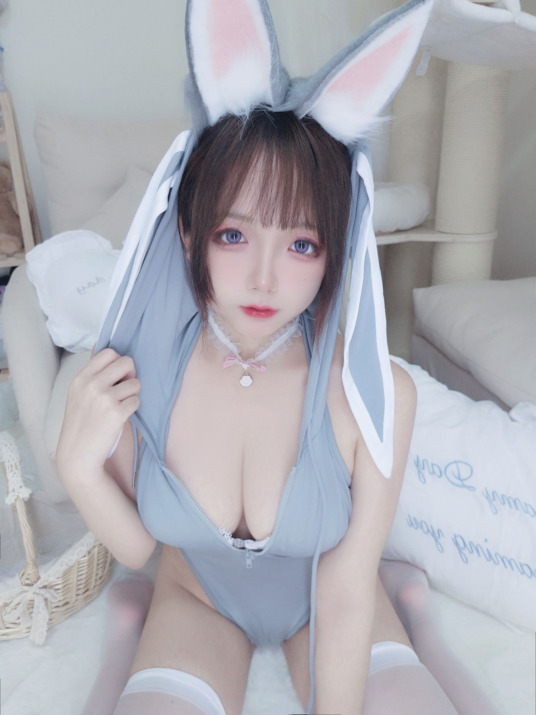 Cosplay日奈娇 – 兔兔卫衣 [65P] 插图9