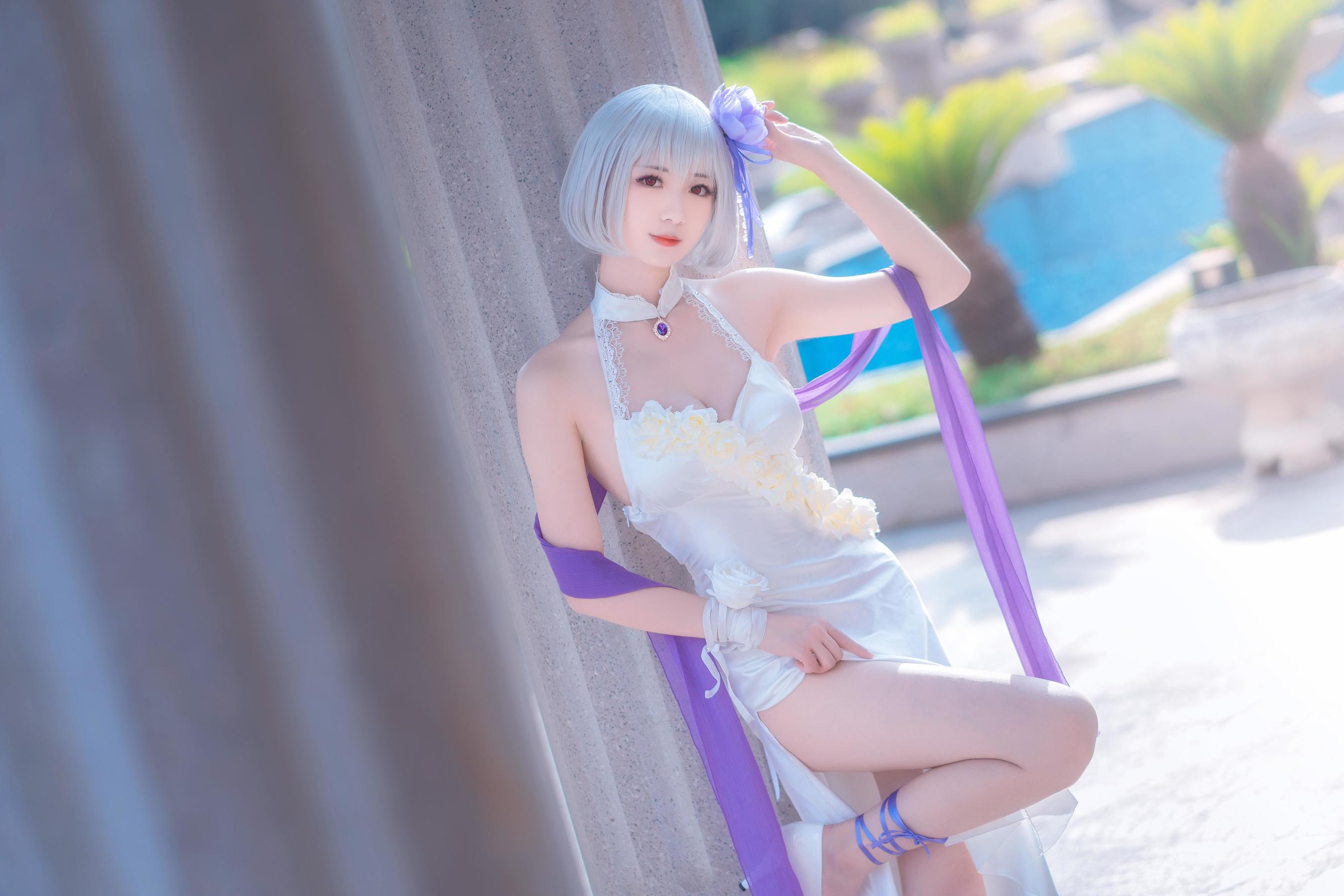 [Cosplay写真] 小姐姐弥音音ww – 天狼星 纯白蔷薇 [8P] 插图6