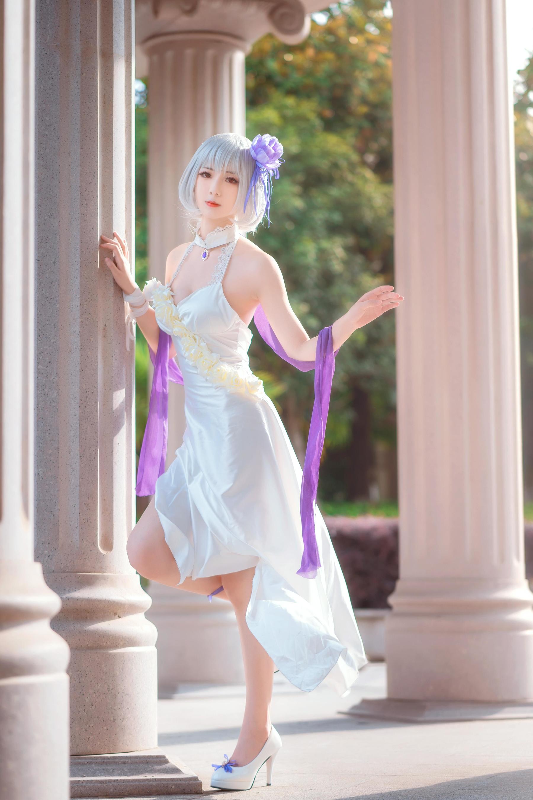 [Cosplay写真] 小姐姐弥音音ww – 天狼星 纯白蔷薇 [8P] 插图2