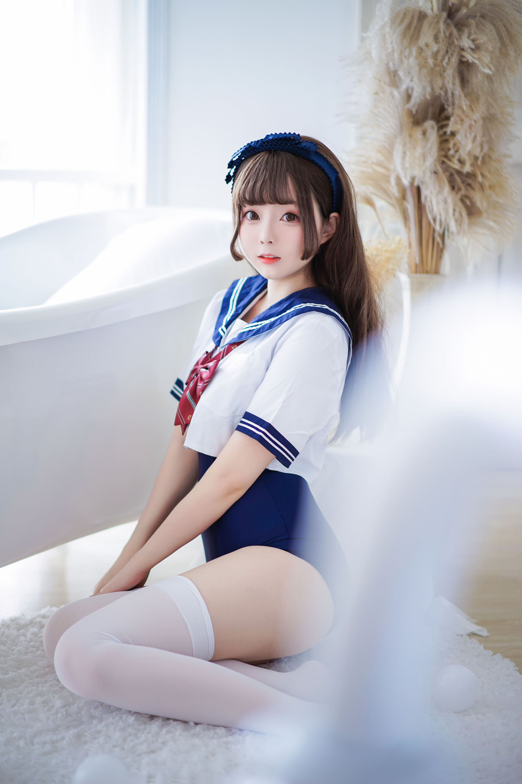 Cosplay日奈娇 – 制服死库水 [40P] 插图6