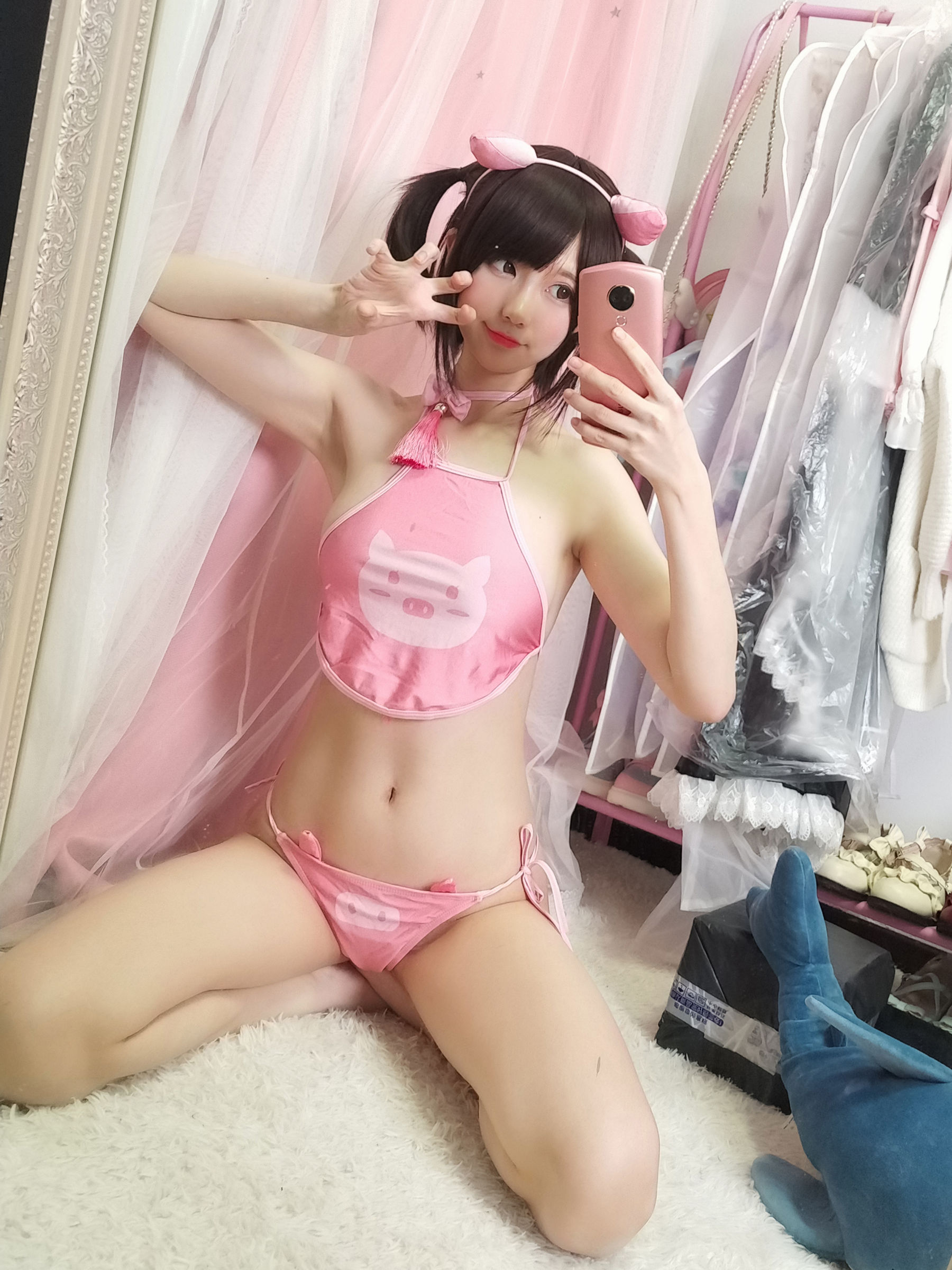 NAGISA魔物喵[fantia] – Pink pig [15P] 插图2