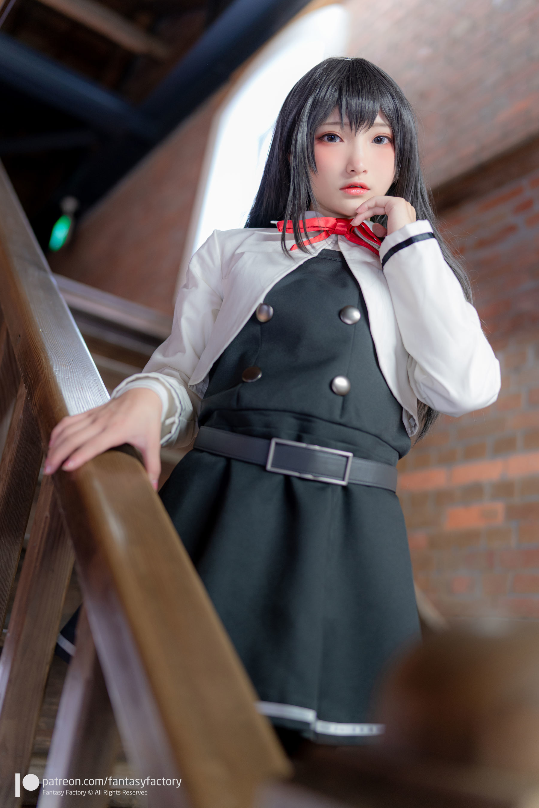 小丁Cosplay 2020.01 [Fantasy Factory] 黑丝 和服 JK [89P] 插图2