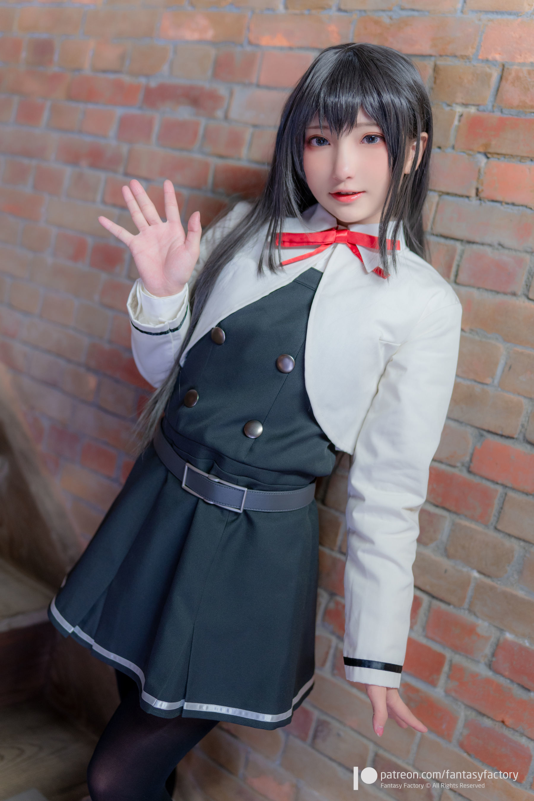 小丁Cosplay 2020.01 [Fantasy Factory] 黑丝 和服 JK [89P] 插图5