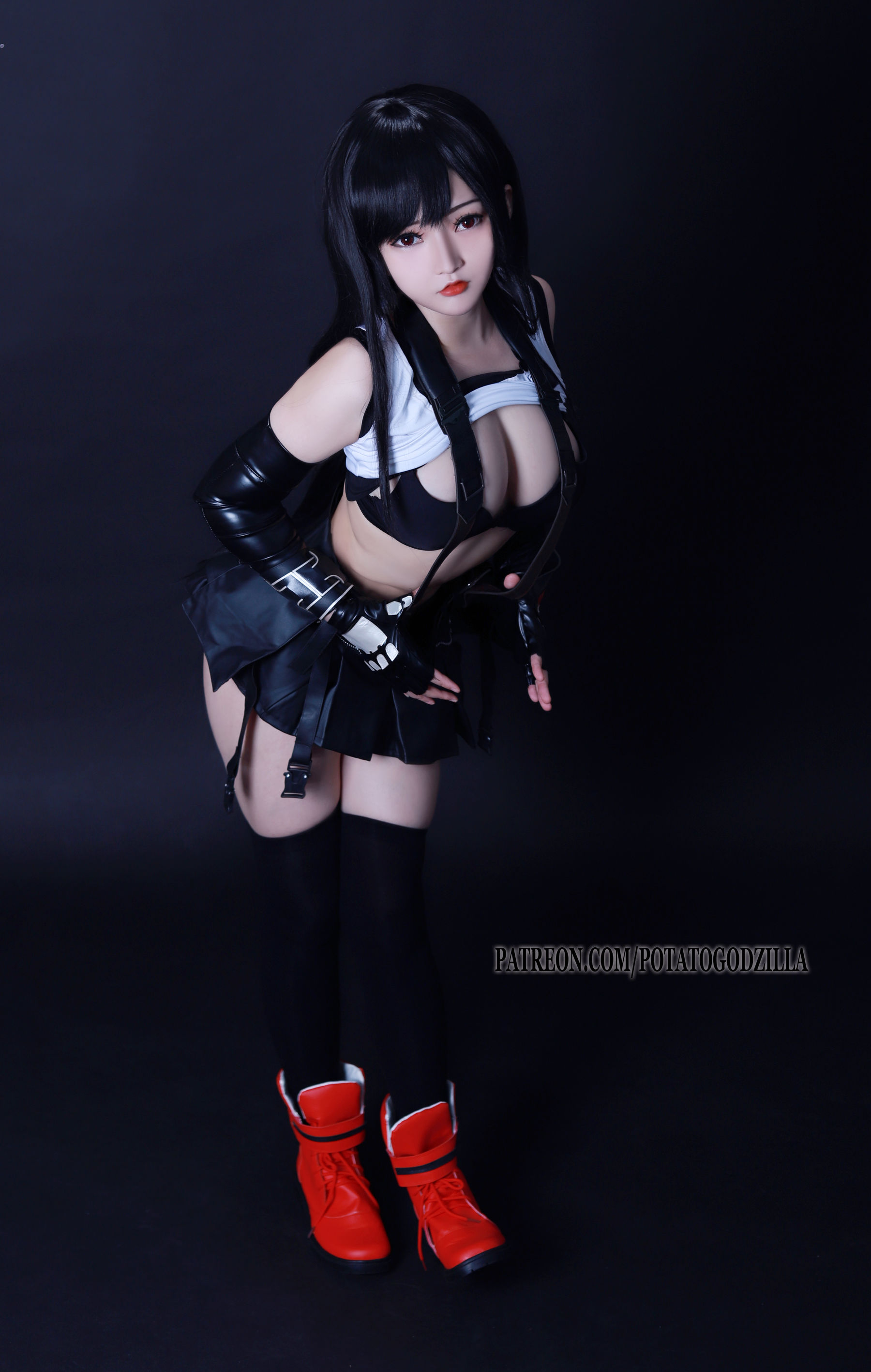 Coser小姐姐Potato Godzilla – Tifa [97P] 插图7