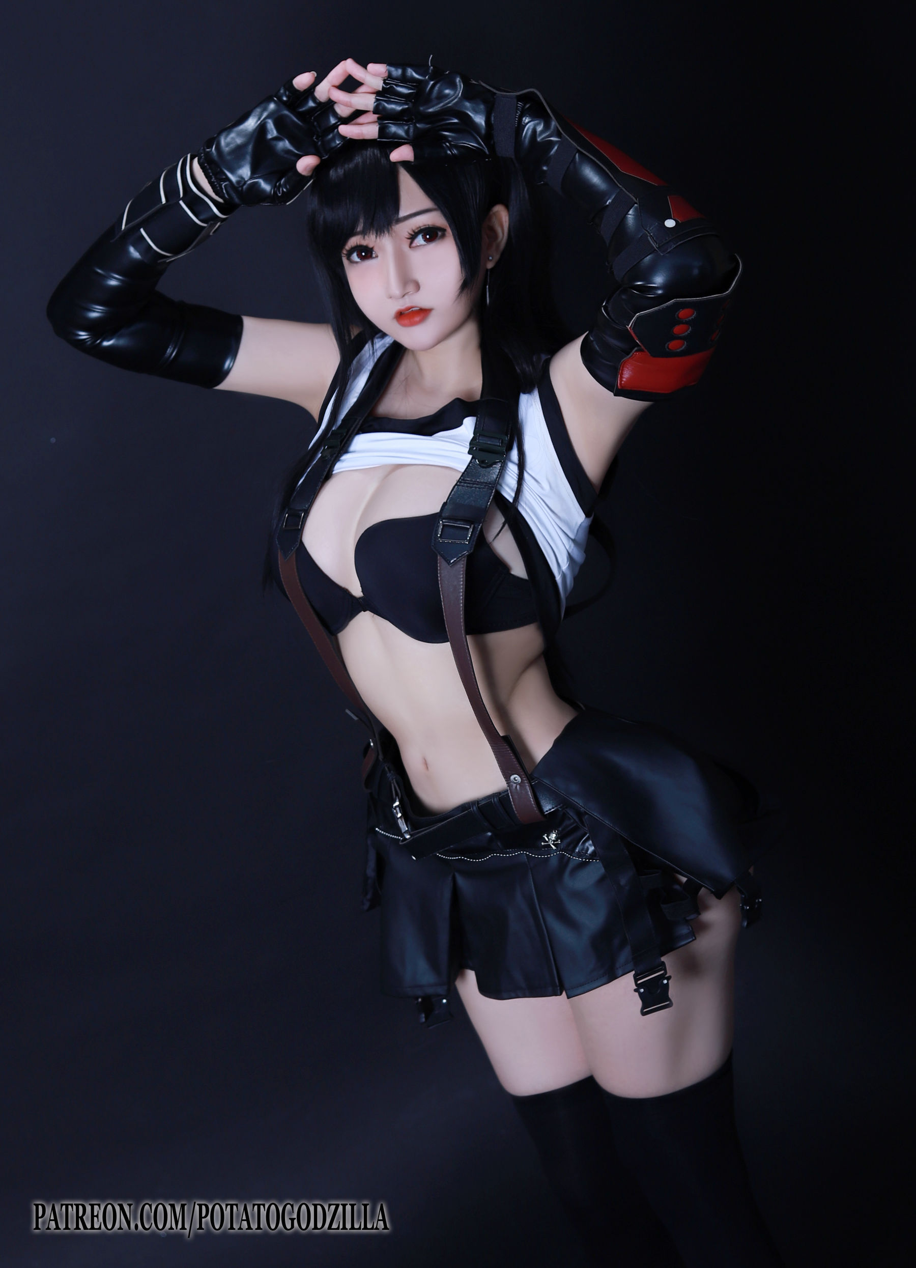 Coser小姐姐Potato Godzilla – Tifa [97P] 插图8