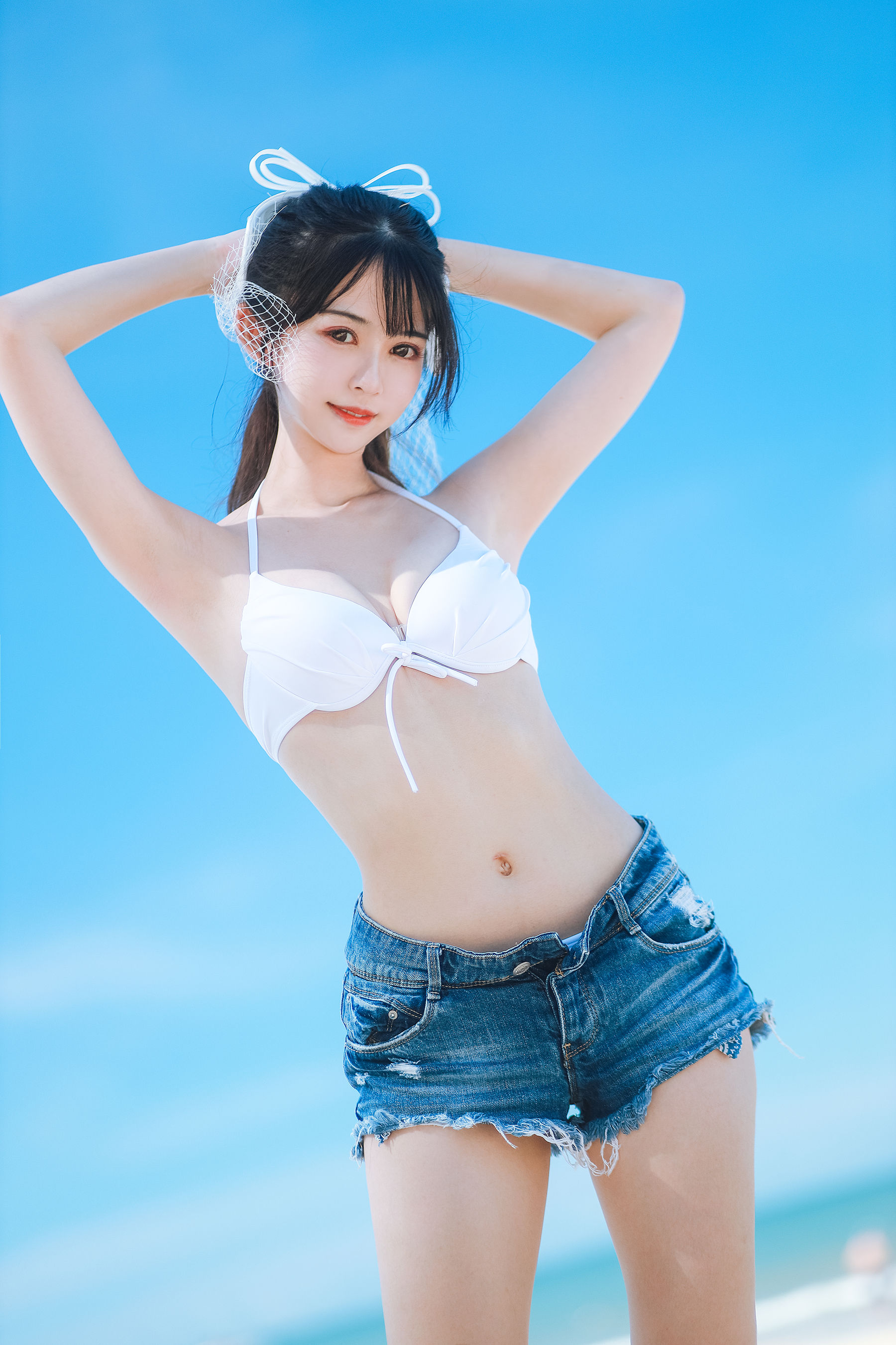 超人气Coser鳗鱼霏儿 – 海边 [23P] 插图6