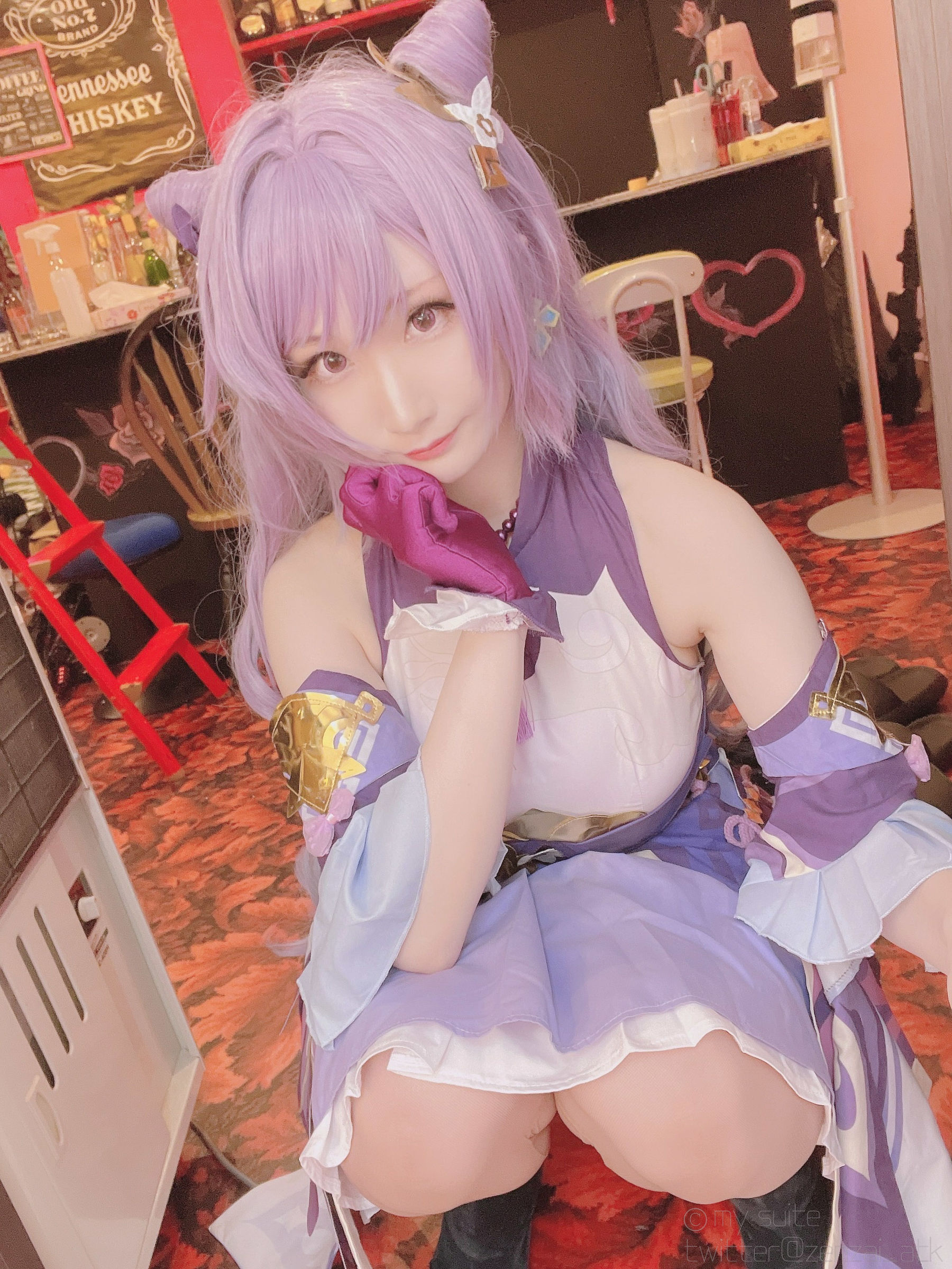 (Cosplay)[my suite] Atsuki あつき – Keqing 刻晴 (Genshin Impact) [47P] 插图8