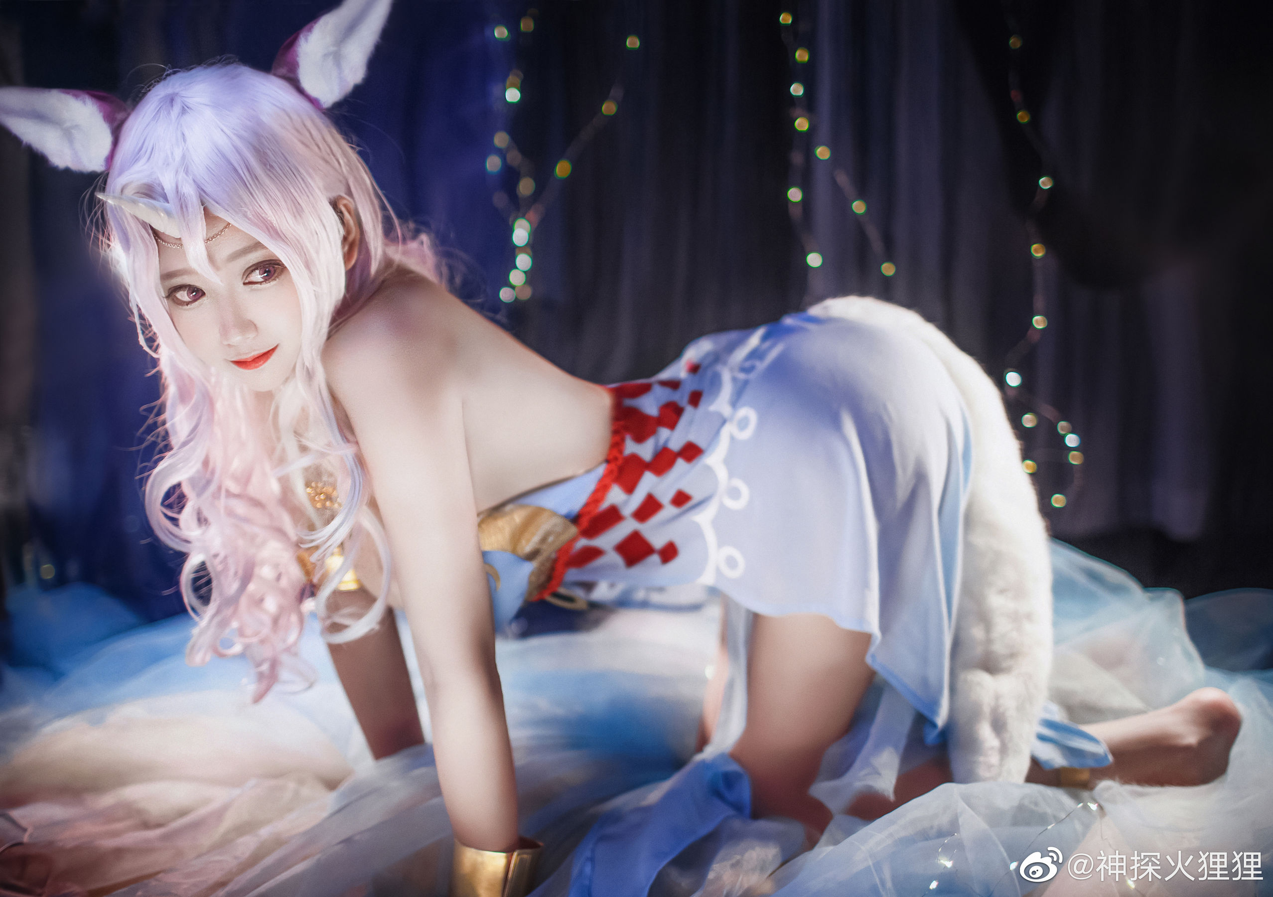 [Cosplay写真] 动漫博主神探火狸狸 – 诺拉・沐恩 睡衣 (双生视界) [9P] 插图6